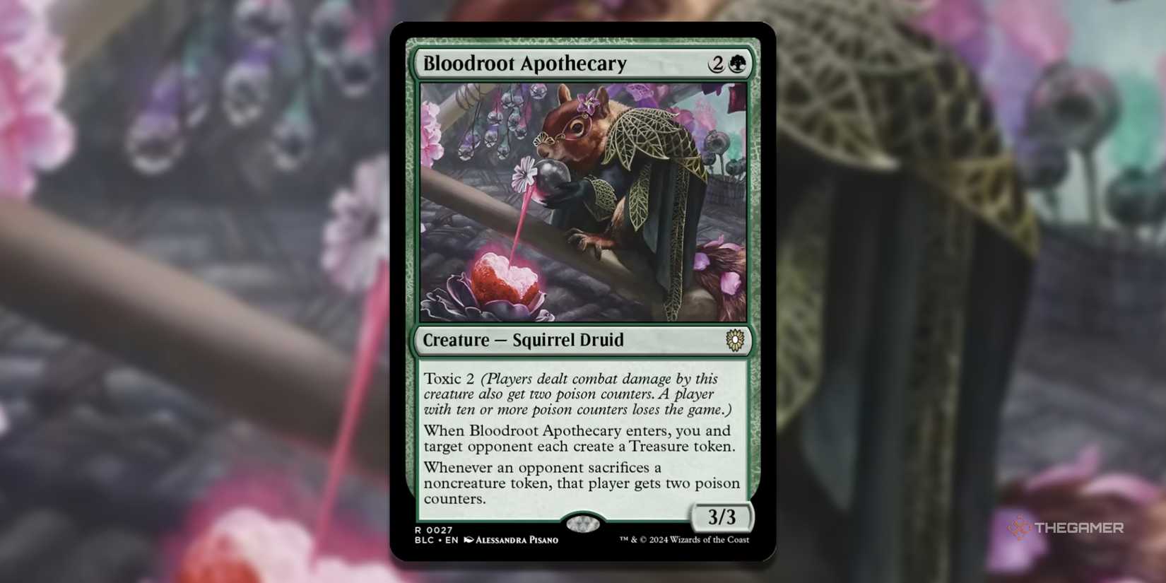 bloodroot apothecary mtg commander deck Bloodroot Apothecary [Bloomburrow Commander] main image 1