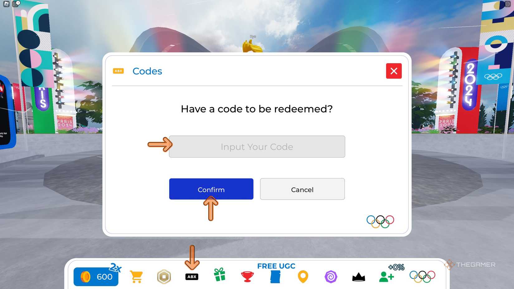 Olympic World Codes - Roblox