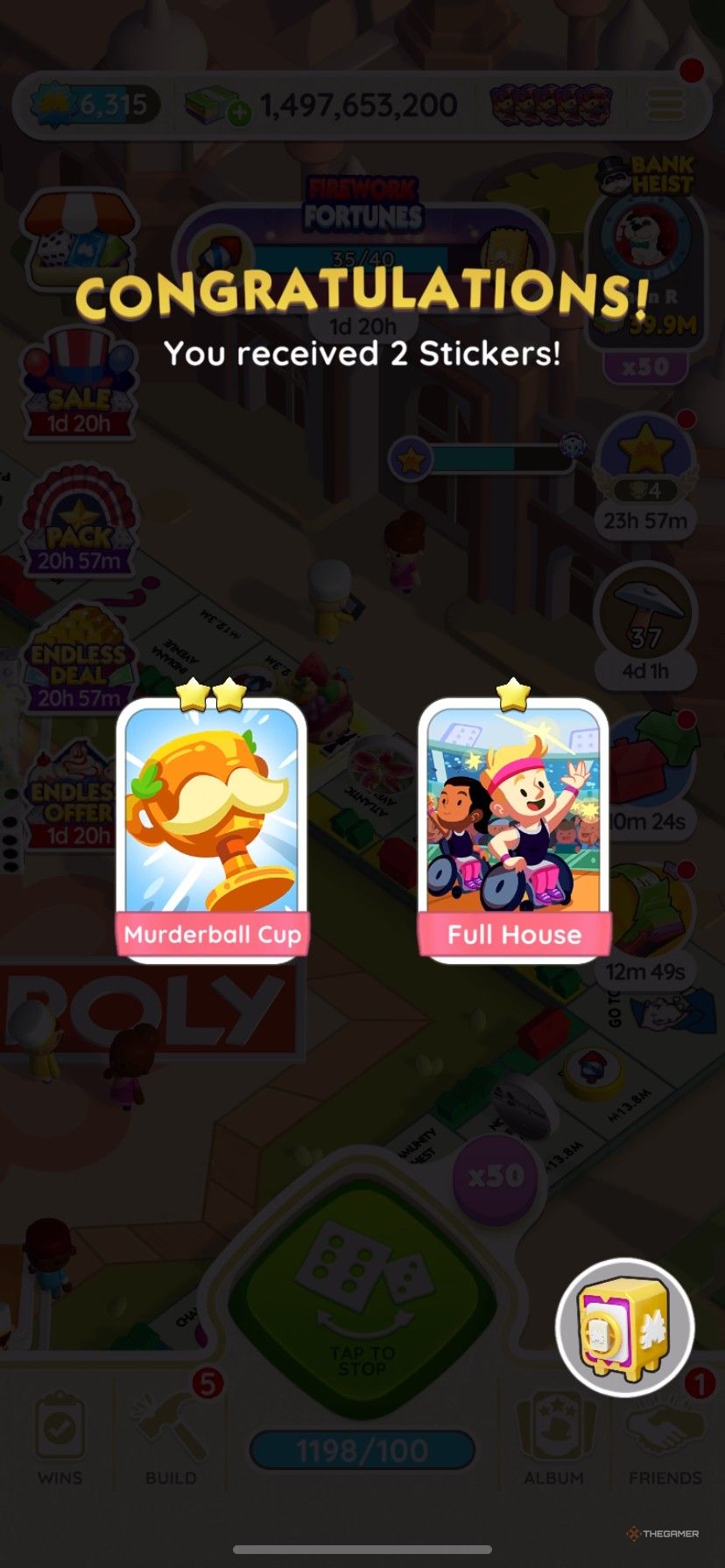 Sticker Pack Color Guide For Monopoly Go