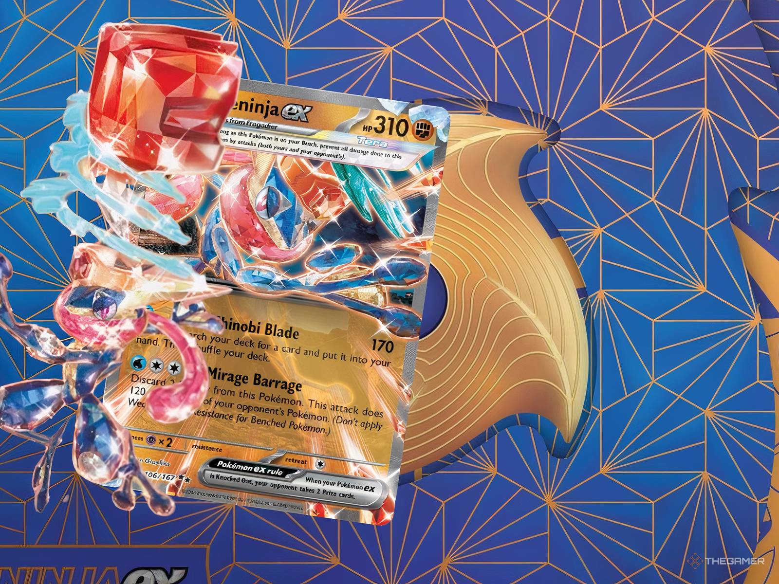 greninja ex booster box Pokemon TCG: Mega Greninja ex Premium Collection Box – Booster Boyz main image 1