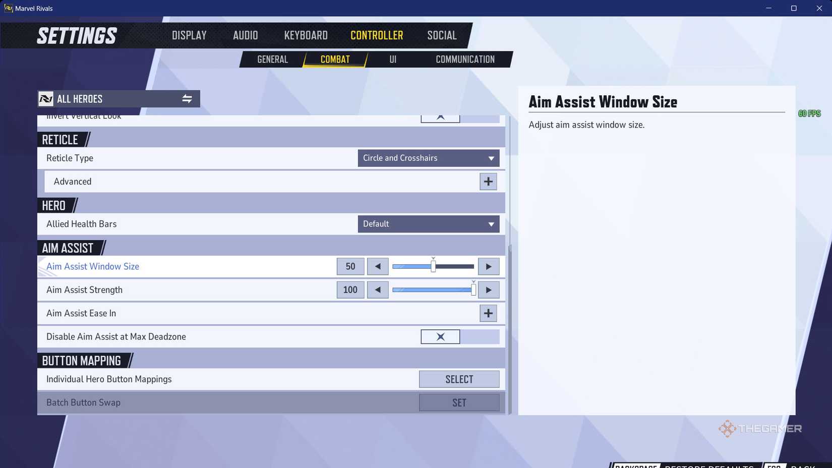 Camera Controls Marvel Rivals What Are The Best Performance Settings For Marvel Rivals?
