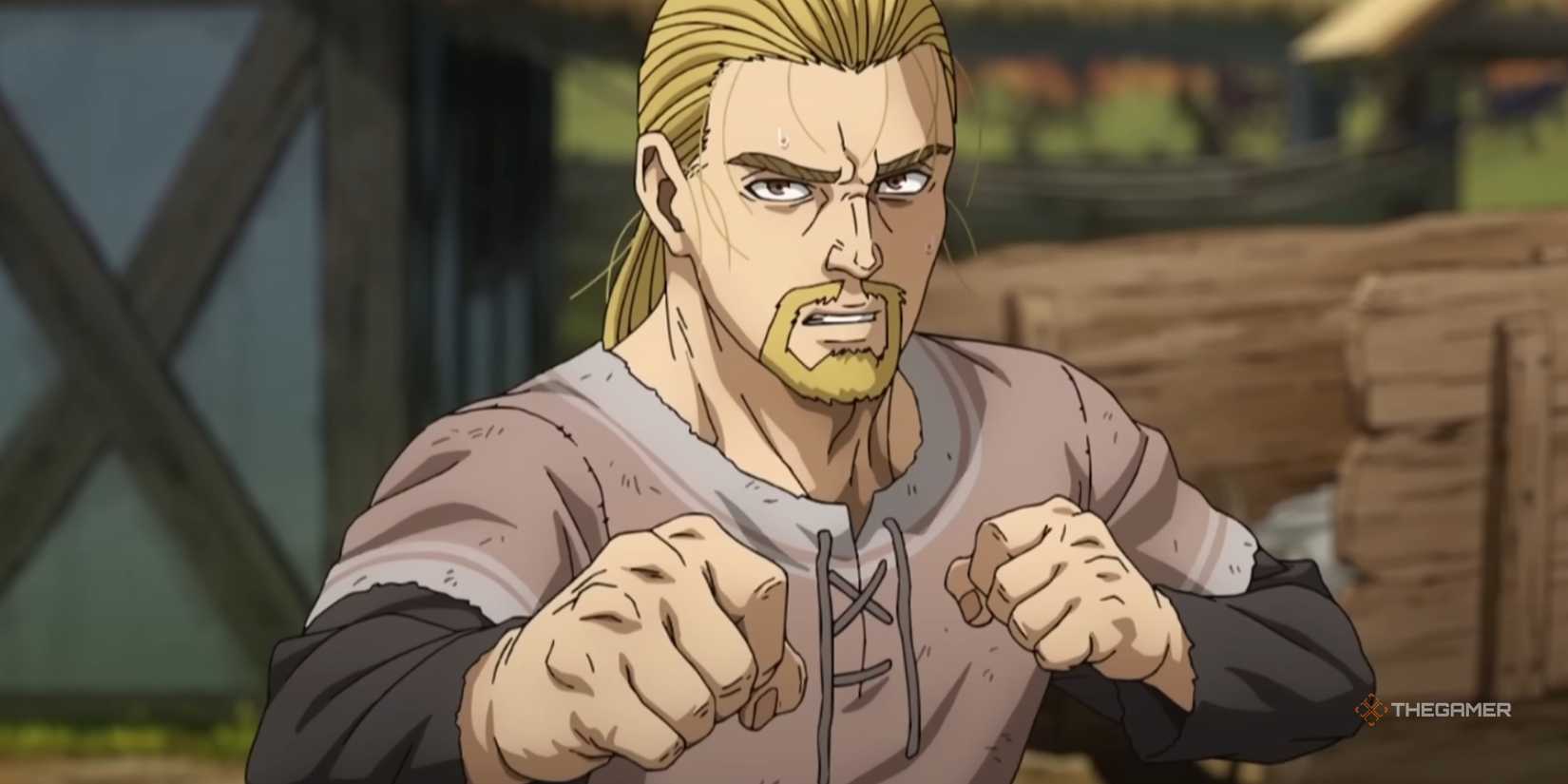 Adult Thorfin prepares for battle in the second season of the Vinland Saga.