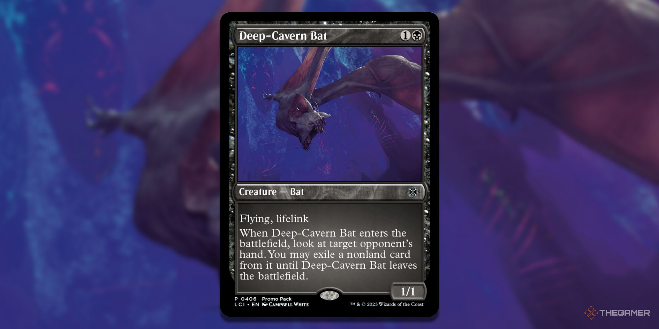 mtg cards that make bat tokens Bat Token (1/1 - Flying) by Joel Biske