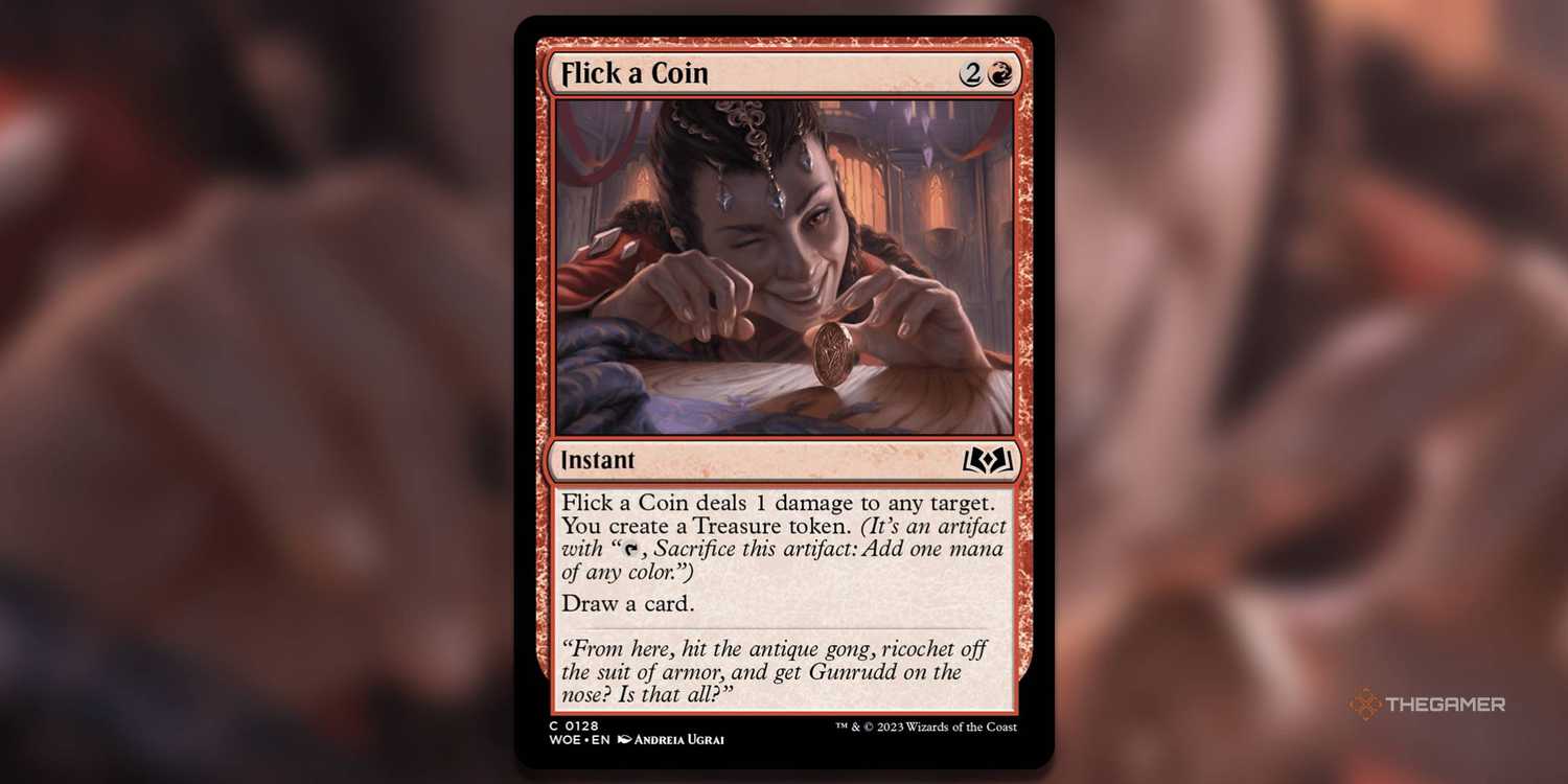 mtg card flicking Magic: The Gathering - Flicker of Fate - Foil Flick a Coin