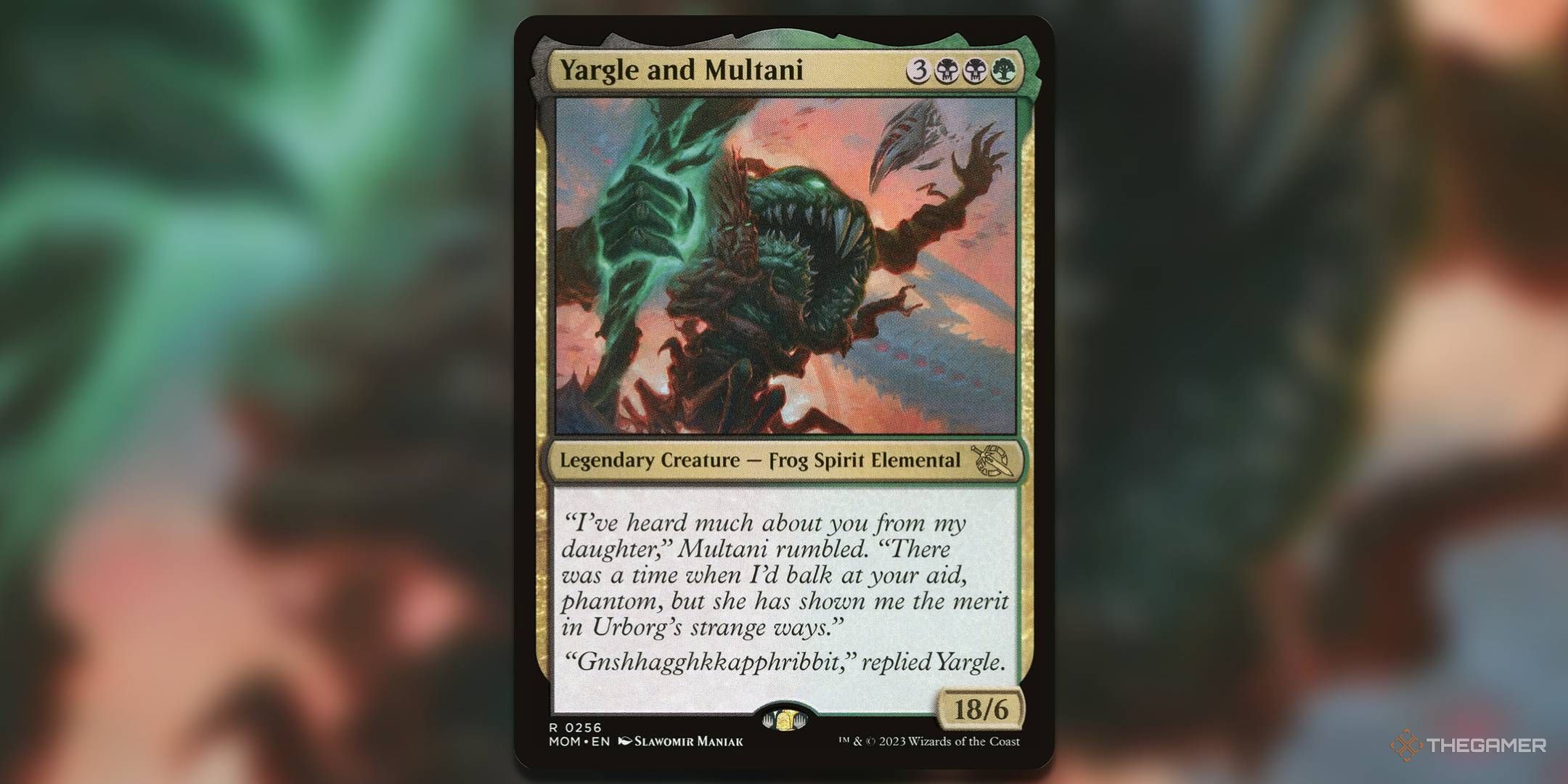 mtg frog commander deck Thalia and The Gitrog Monster LANDFALL + SACRIFICE Magic MTG Commander –  CommanderComplete main image 1
