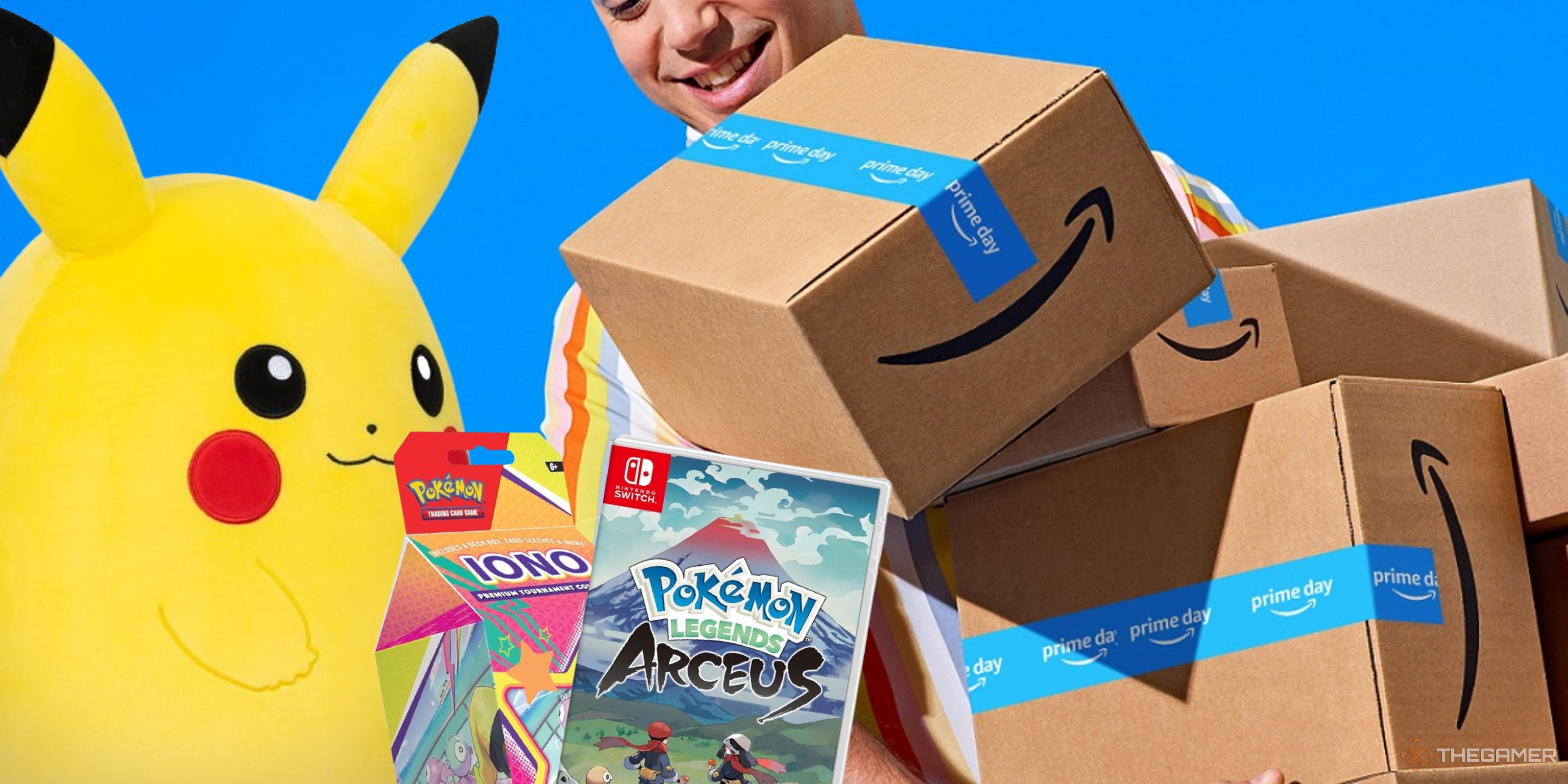 amazon prime day pokemon cards Amazon.com: 50+ Official Pokemon Cards Collection with 5 Foils in Any  Combination and at Least 1 Rarity, GX, EX, FA, Tag Team, Or Secret Rare :  Toys & Games main image 0