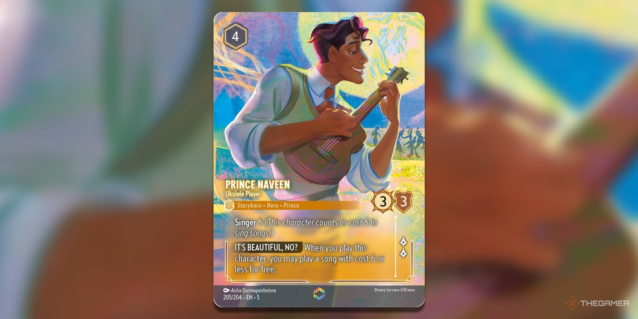prince naveen lorcana card - Ukulele Player (Enchanted) Shimmering Skies Holofoil and all of our other affordable retro video games Lorcana - Shimmering Skies -
