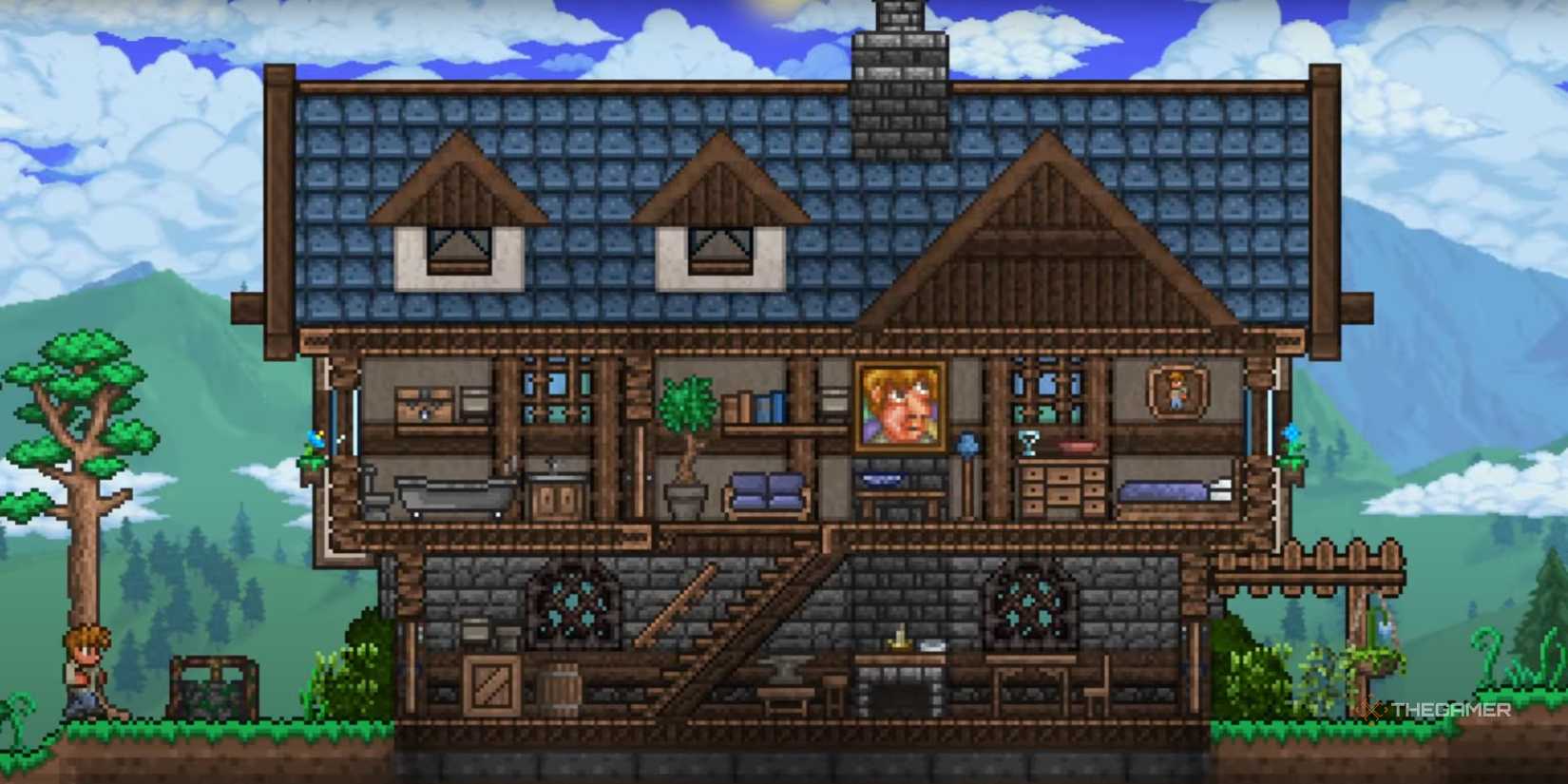Terraria Best House Design Modern The Best Terraria House Ideas On