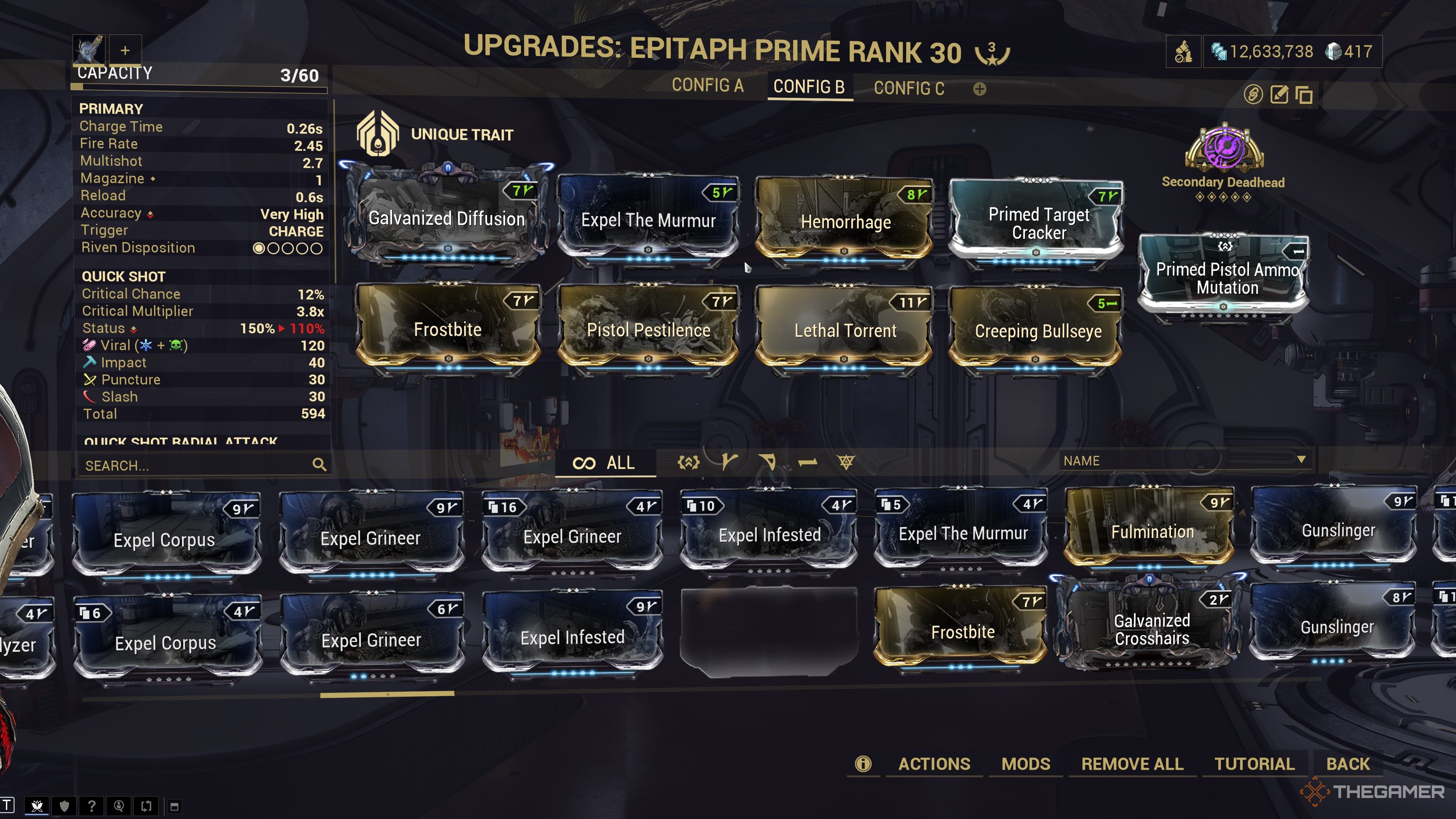 The Best Epitaph Prime Builds - Warframe