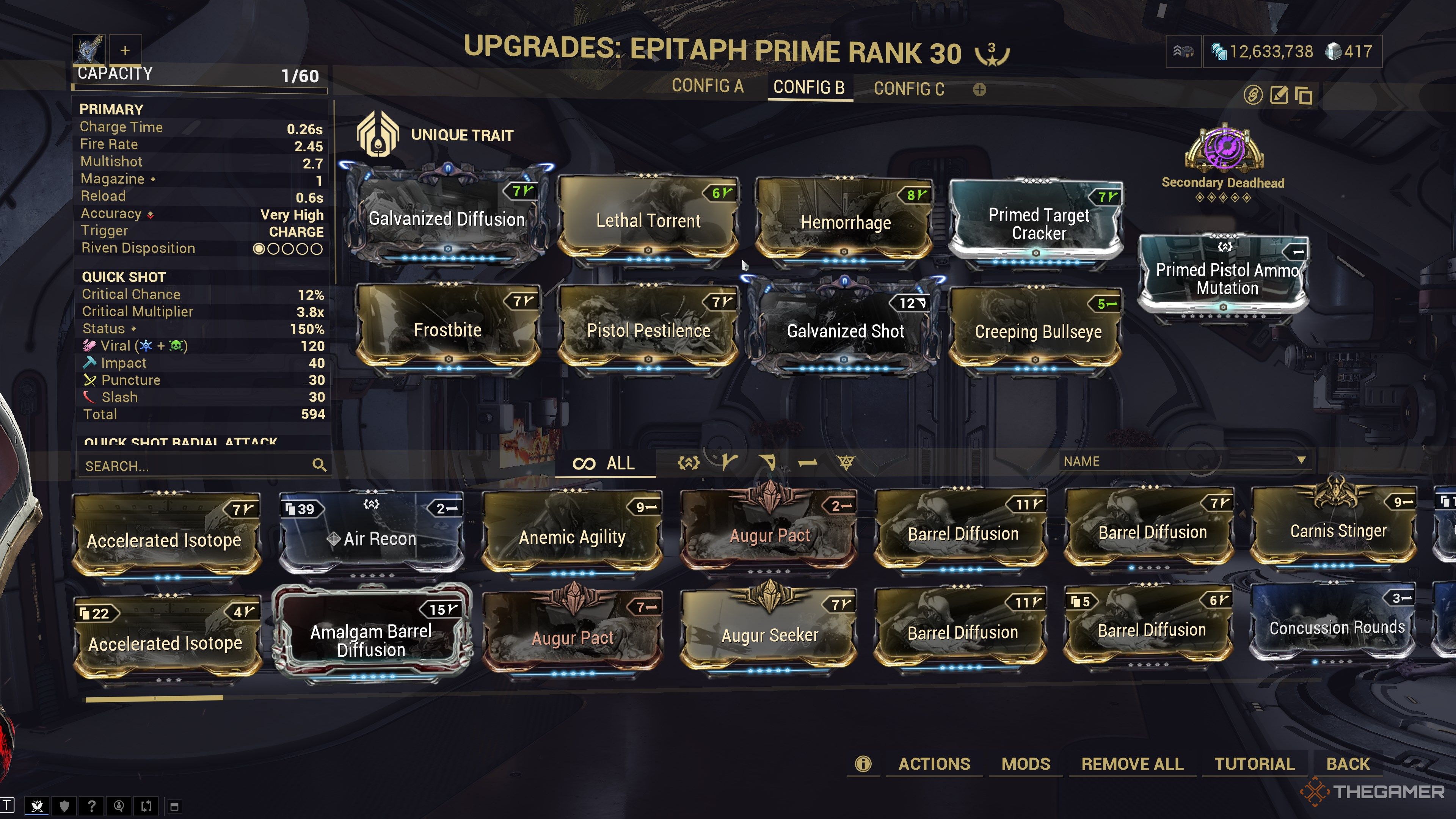 The Best Epitaph Prime Builds - Warframe