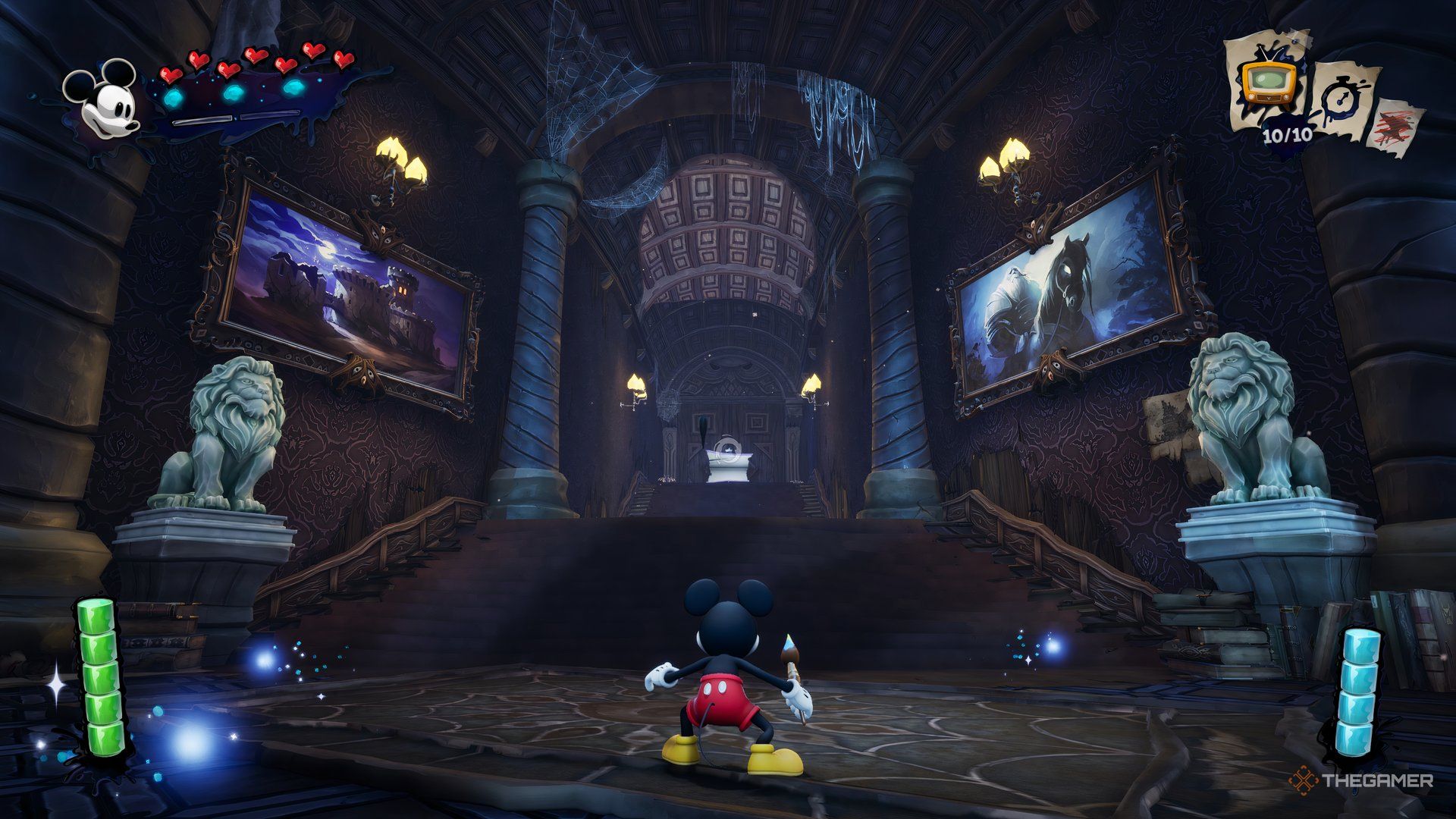 How To Settle The Library Bookcases In Epic Mickey: Rebrushed