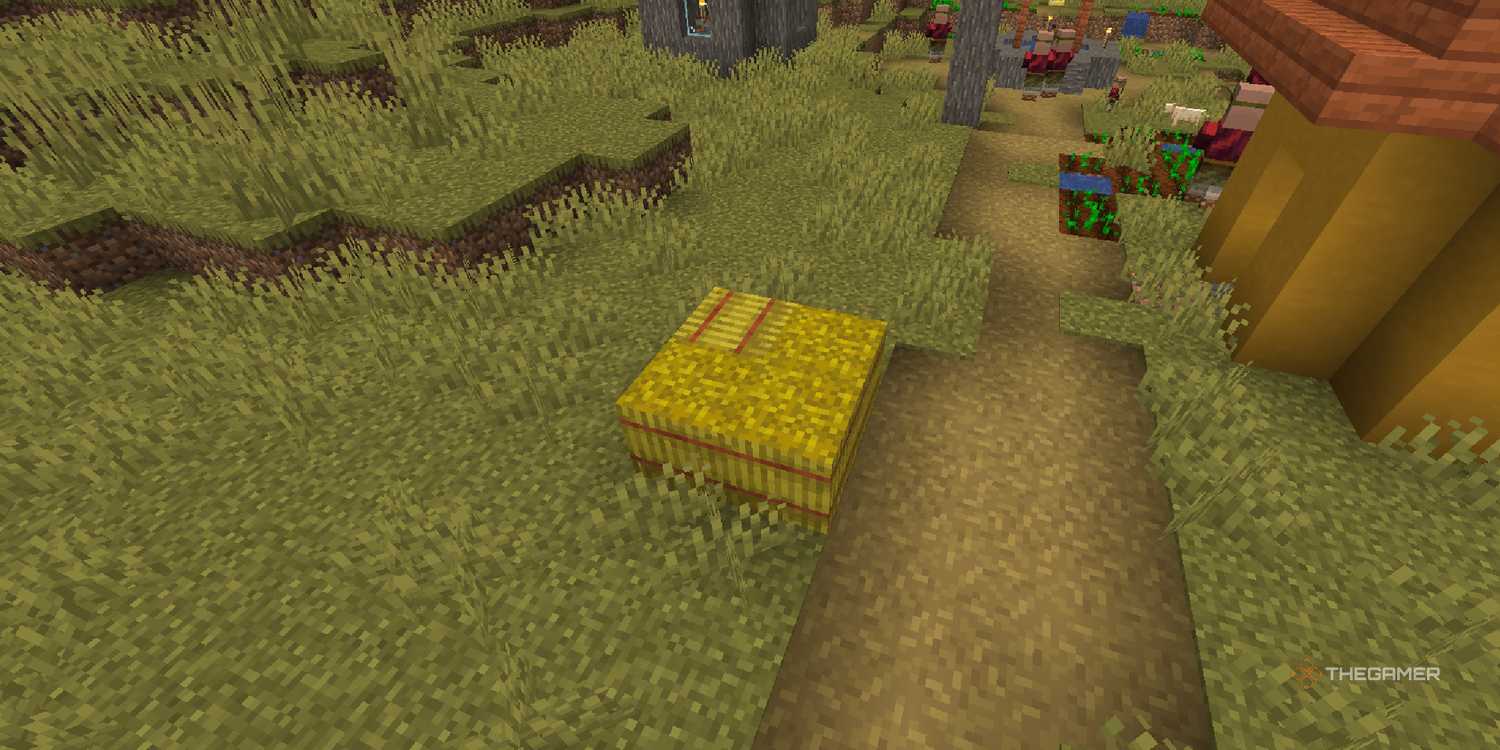 Very Small Hay Bale Stack Minecraft Java How To Stop Fall Damage In Minecraft