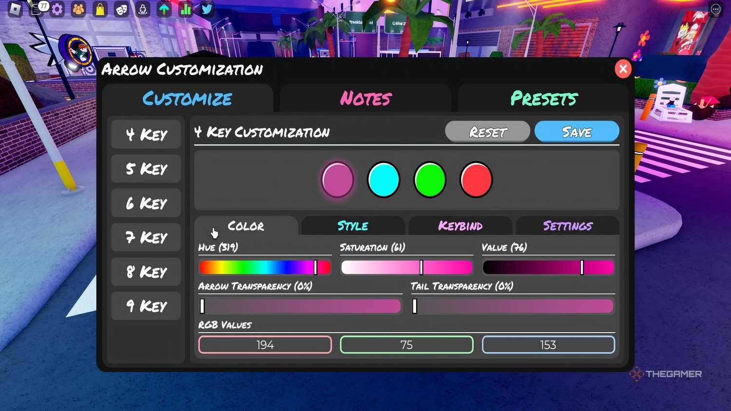Fnf Keys Color How To Change Keybinds In Funky Friday