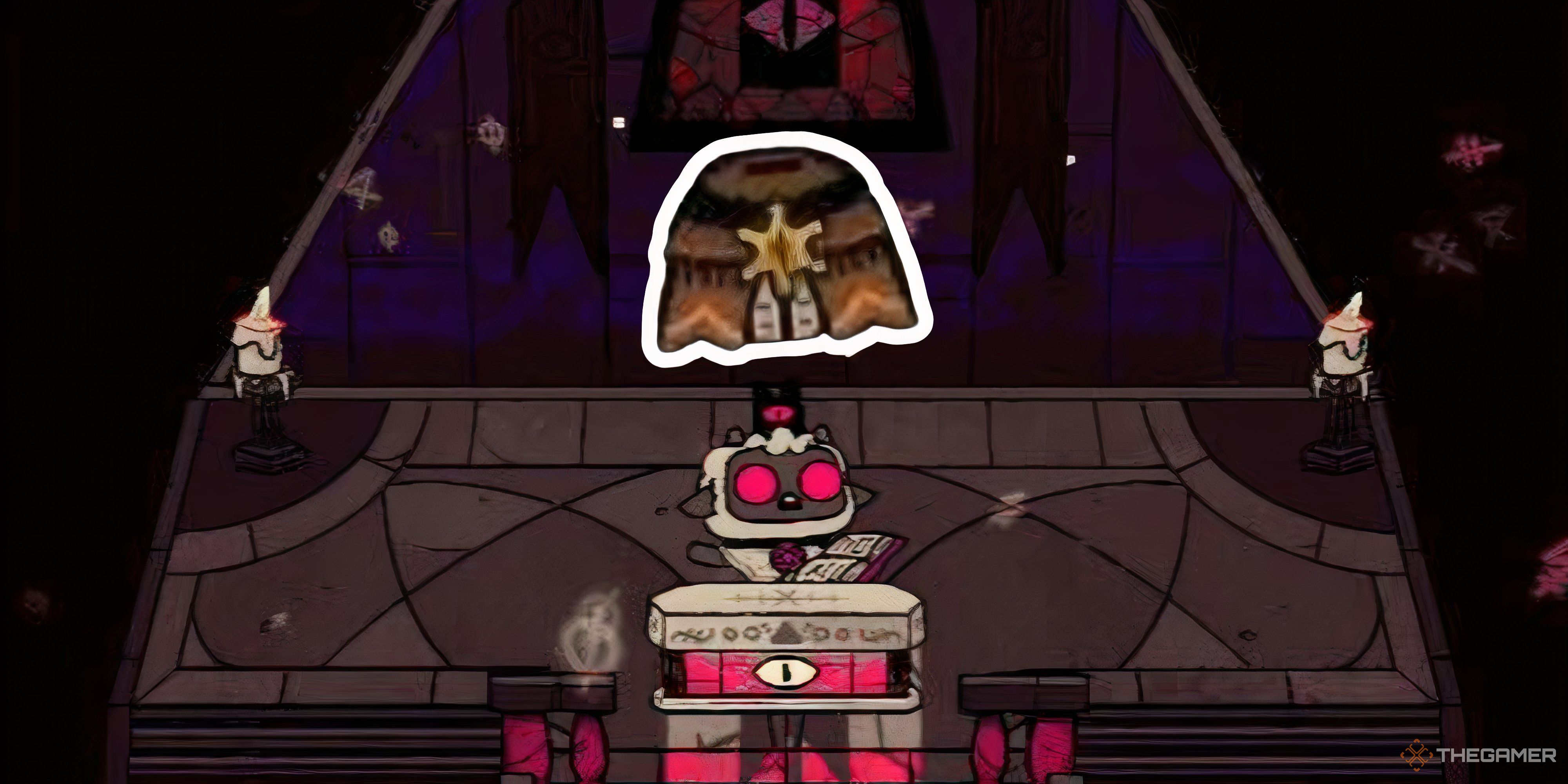 Screenshot from Cult of the Lamb showing the Cowboy Fleece.