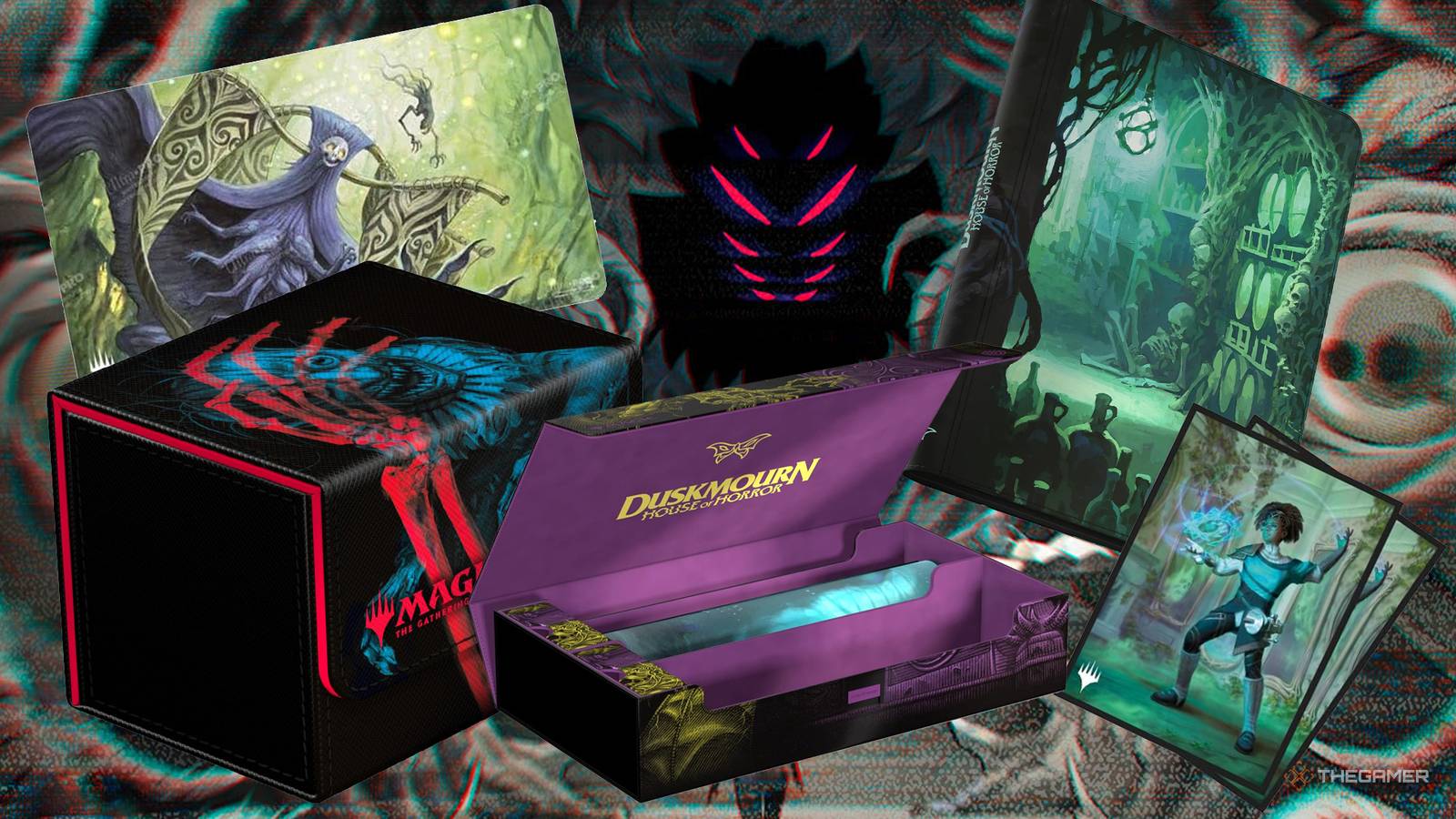 The Best Duskmourn Sleeves, Playmats, And Deck Boxes For MTG The Best Duskmourn Sleeves, Playmats, And Deck Boxes For MTG