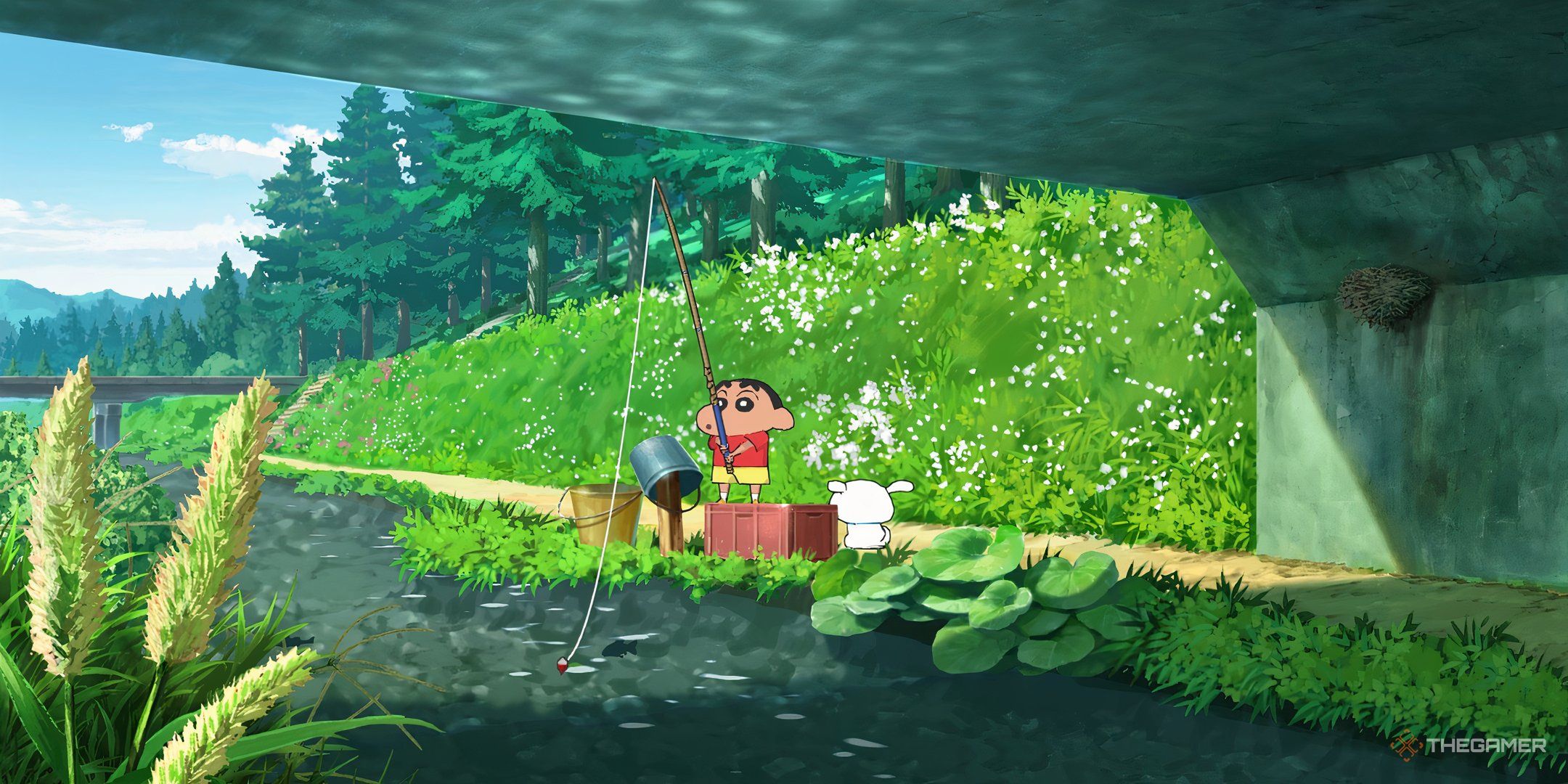 Every Fish And Where To Find It In Shin-Chan: Shiro And The Coal Town