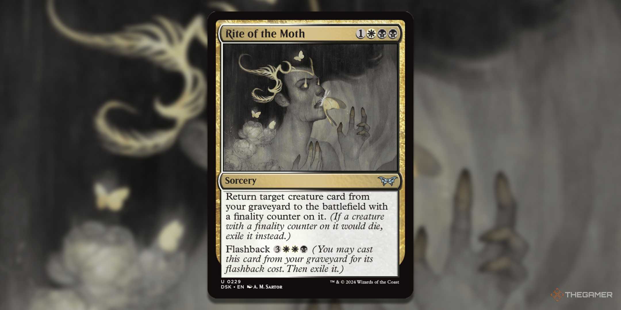 mtg finality counter cards Rite of the Moth (DSK) #229