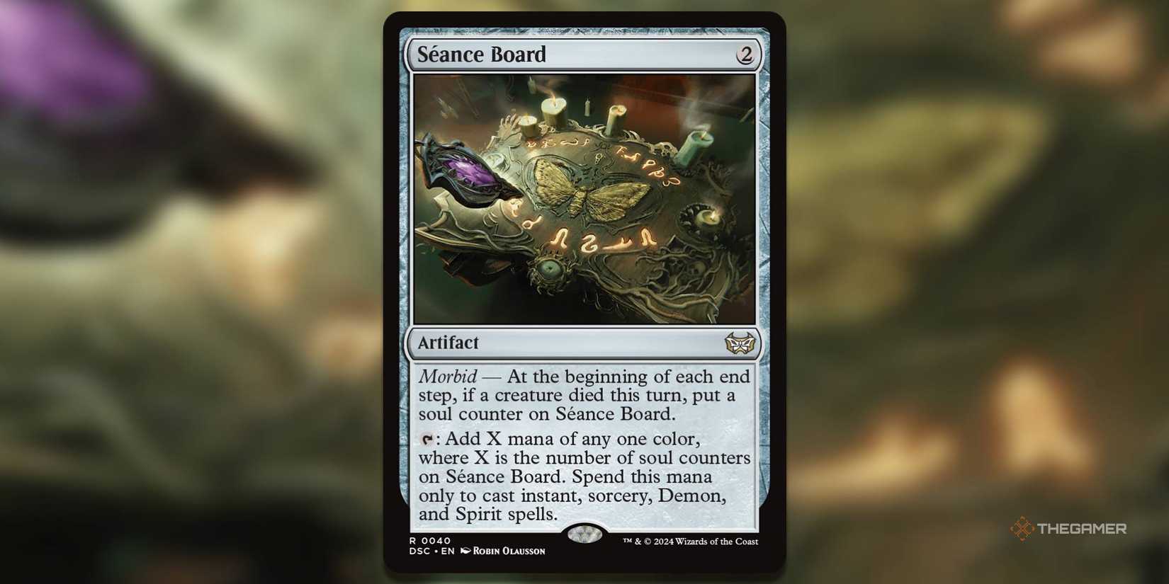 seance mtg card MTG Seance Board 0067 (Extended Art) Commander Duskmourn House Of Horror Regular