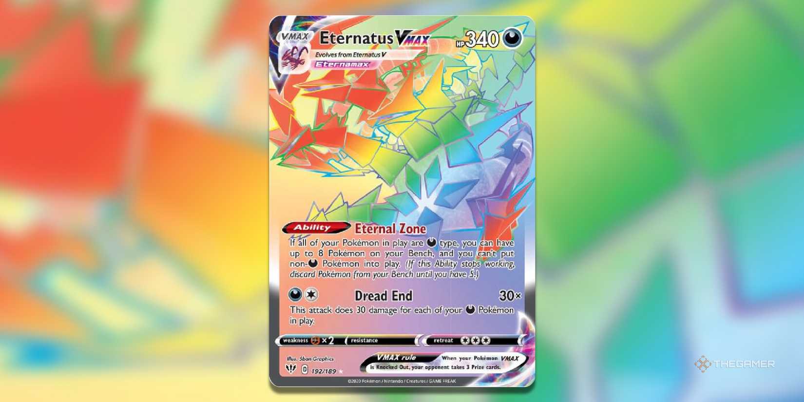 pokemon card eternatus vmax price Pokémon TCG: Eternatus VMAX CSR Mint 247/184 S8b VMAX Climax main image 0