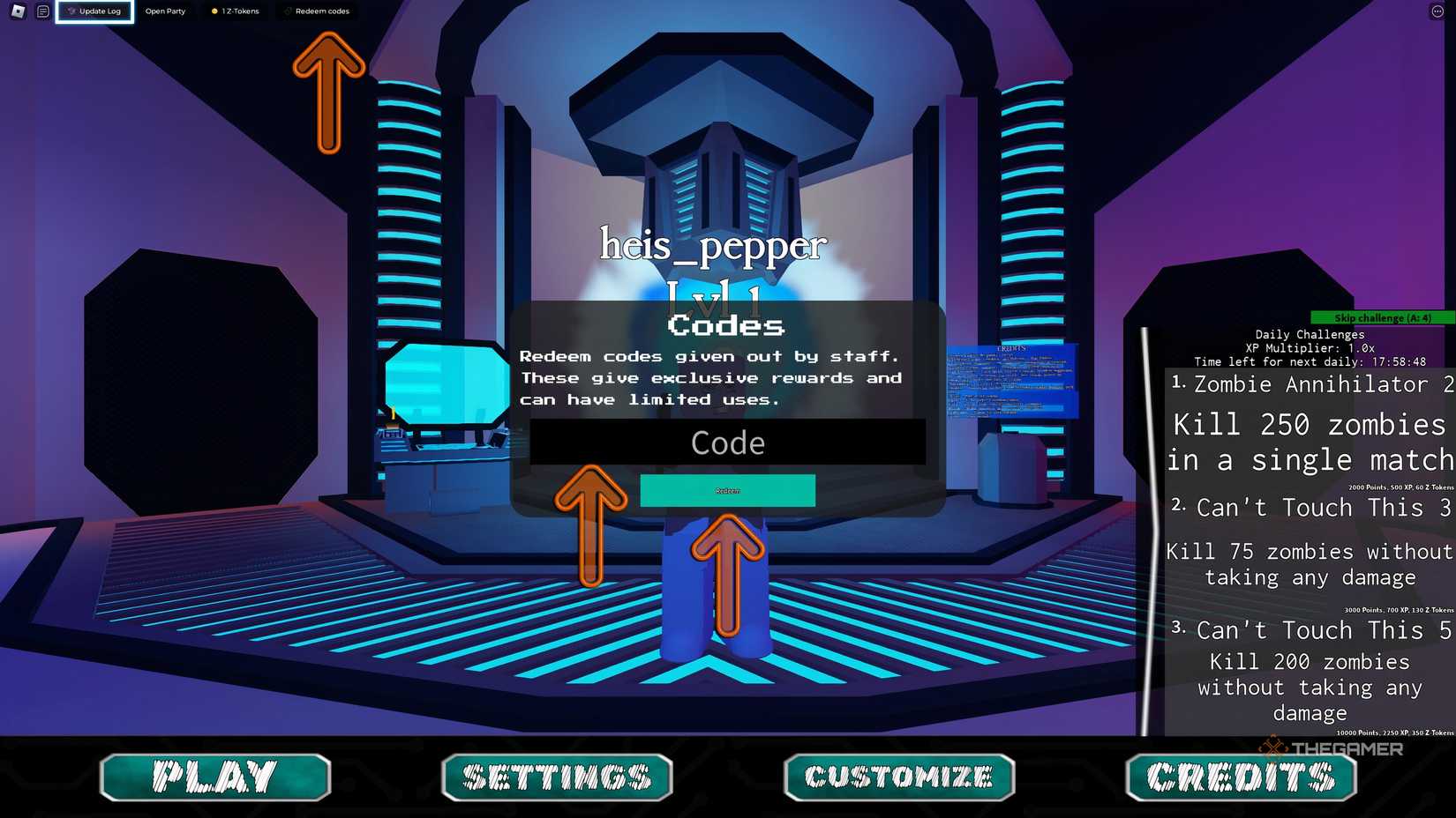 How Do I Redeem Reminiscence Zombies Codes? thegamerimages.com