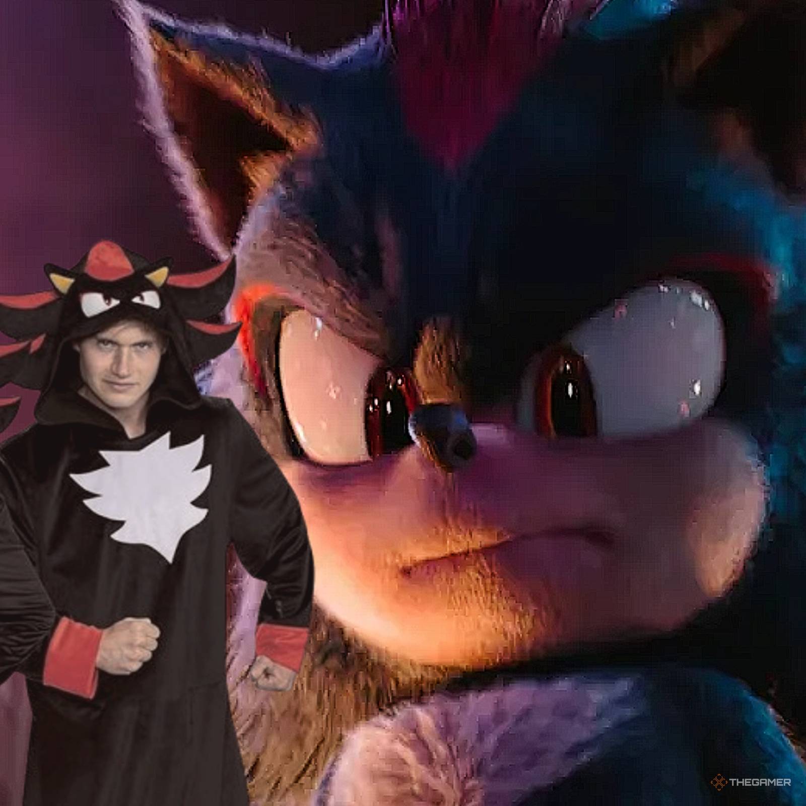 Sonic Hedgehog Shadow Costume For Kids - Sonic The Hedgehog Character ...