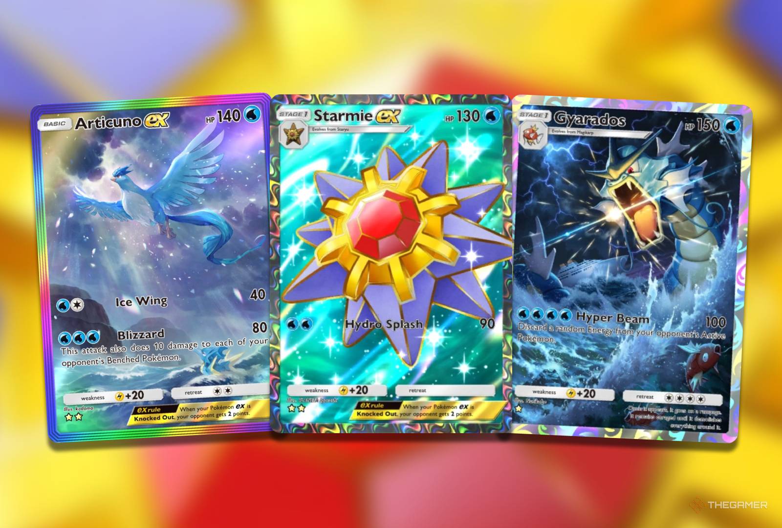 pokemon water card Milotic EX main image 1