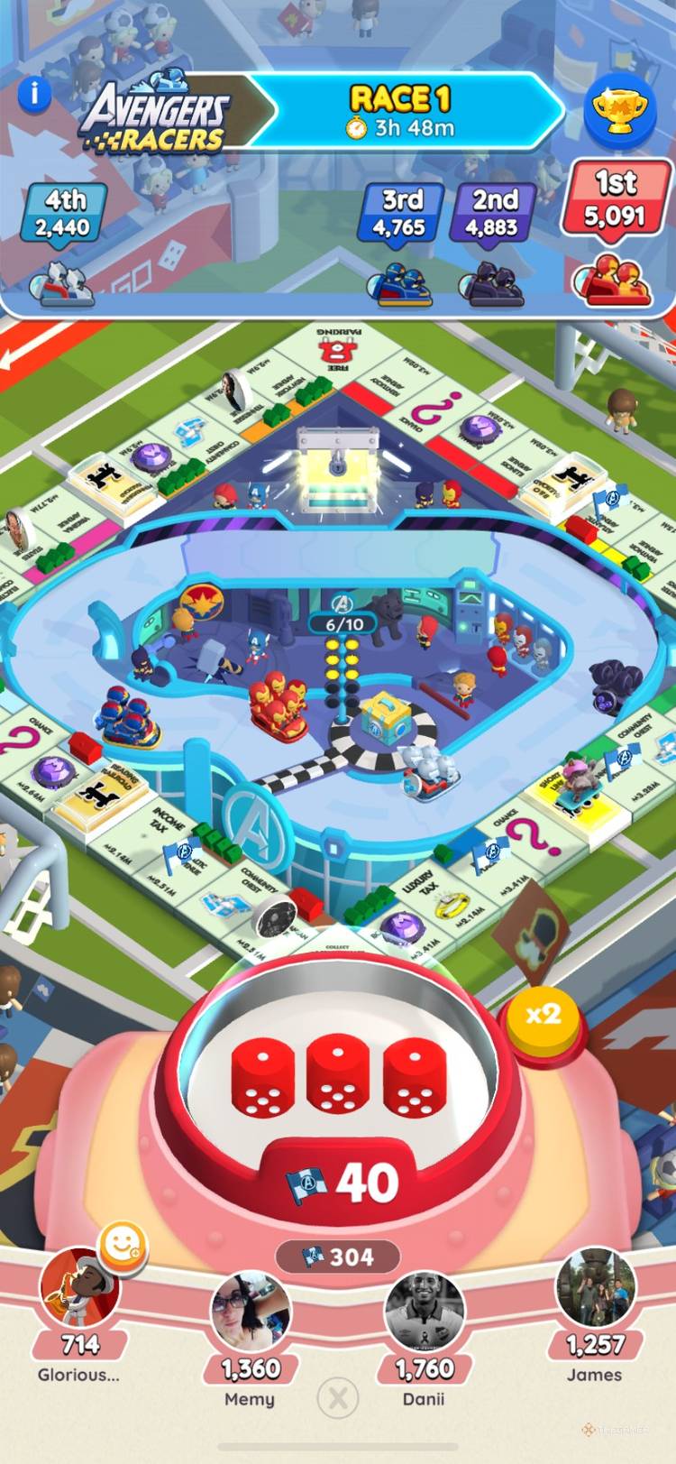 How To Play Avengers Racers In Monopoly Go