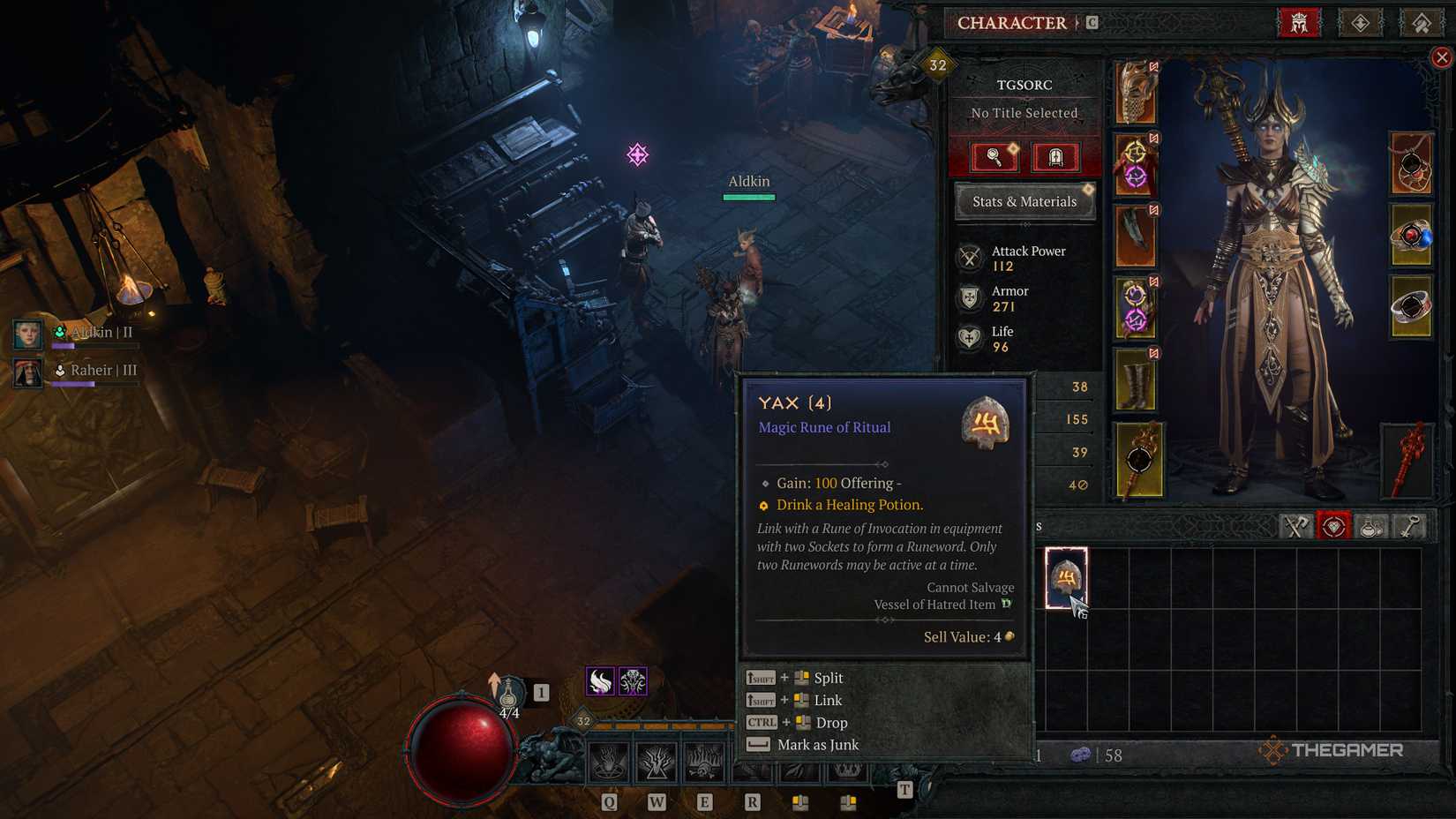 How To Use Runewords In Diablo 4: Vessel Of Hatred