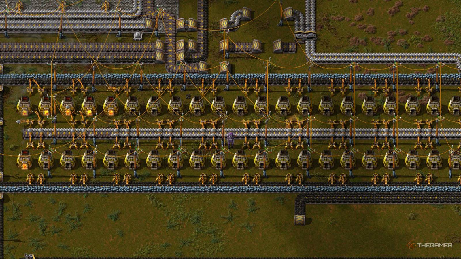Simple Furnace Array How To Build A Furnace Array In Factorio