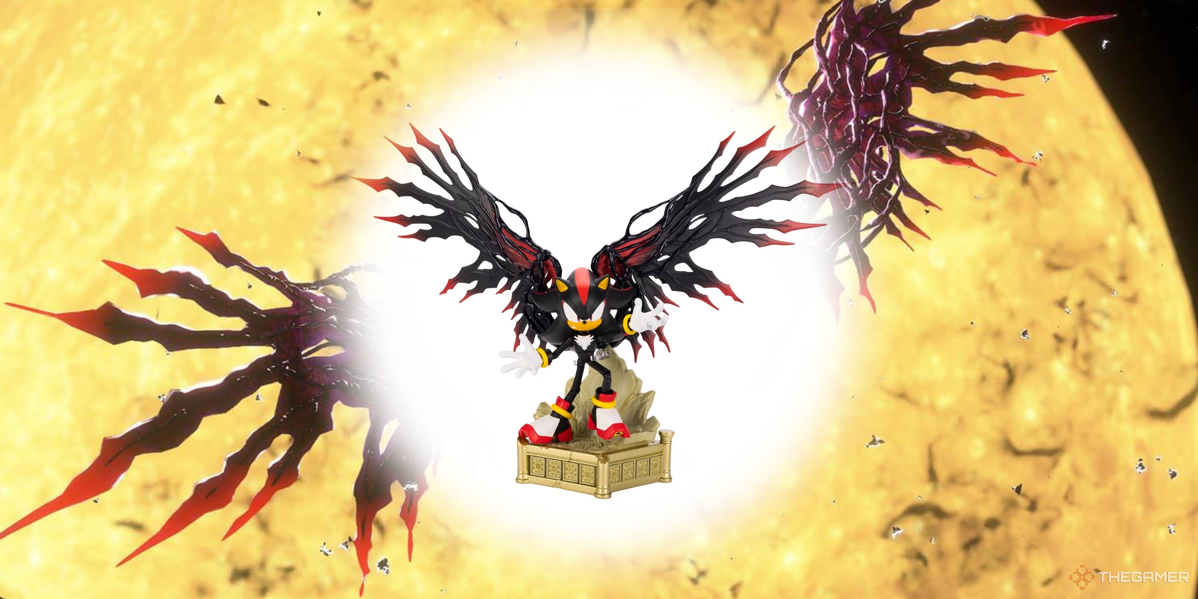 新品 the shadow of the official art works Sonic's Shadow The Hedgehog Collector's Edition Figure Is