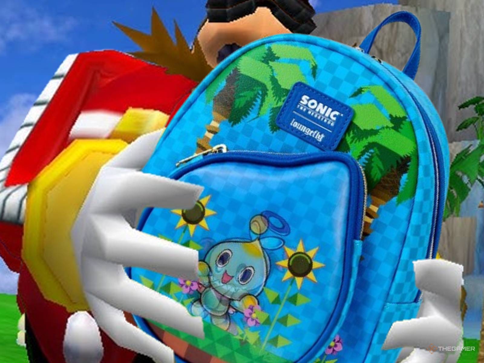 Loungefly Yellow Sonic Backpack Loungefly Disney The Princess and The Frog Tiana Mini  main image 2