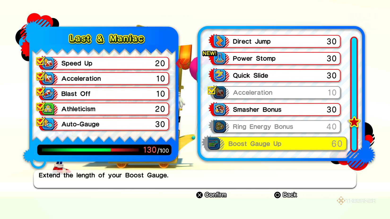 How Many Skills Are There In Sonic X Shadow Generations?
