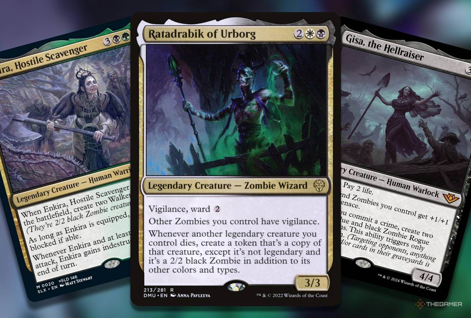 black zombie cards mtg Liliana's Zombies-60 Card Magic the Gathering Deck-mythics-rares-mtg-rtp- Ready to Play MTG Magic the Gathering Soul-Shackled