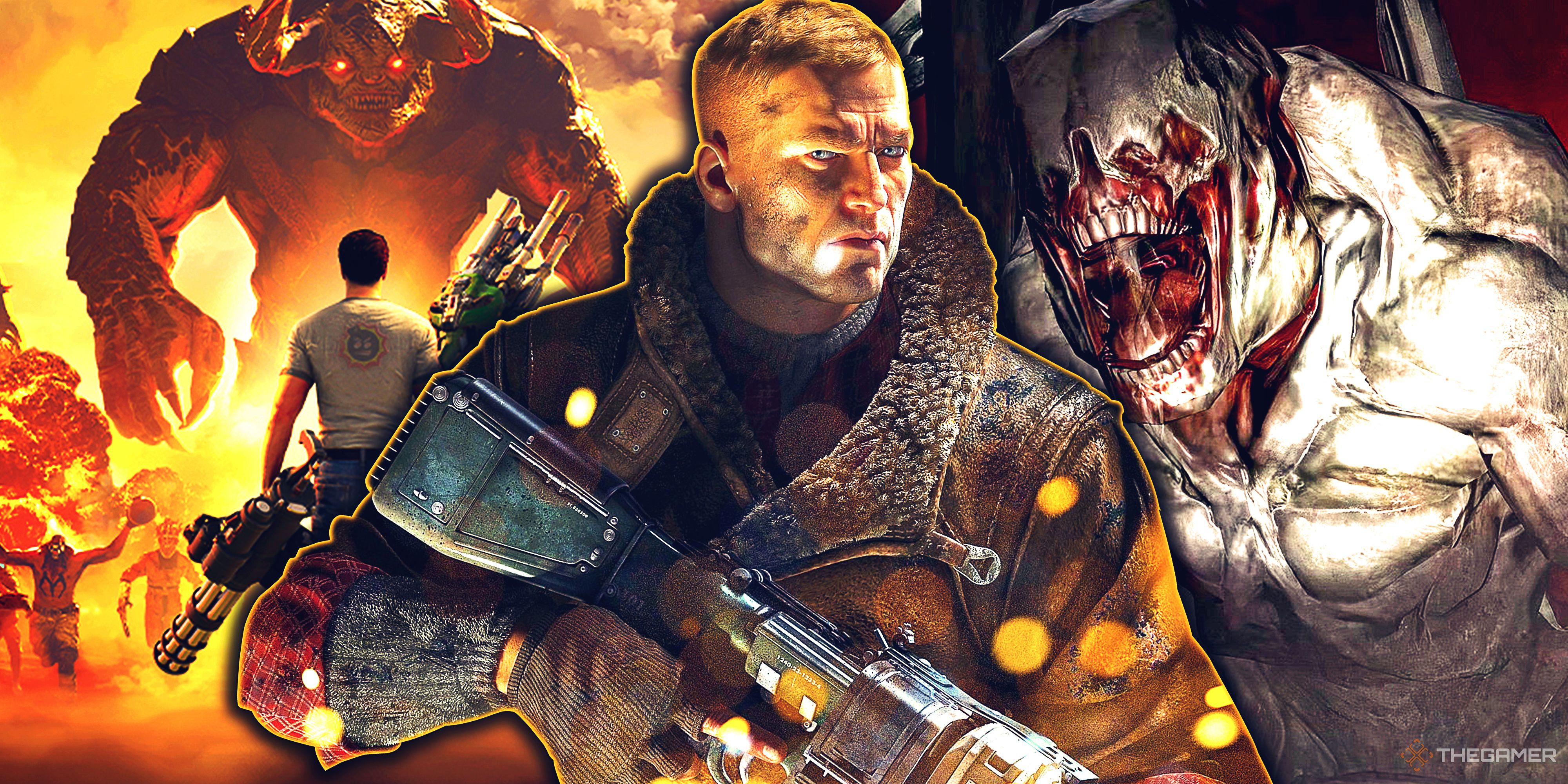 Serious Sam 4, Wolfenstein: The New Order and Doom 3: BFG Edition.