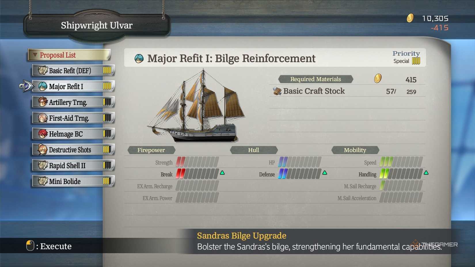 How To Refit And Upgrade The Ship In Ys X: Nordics
