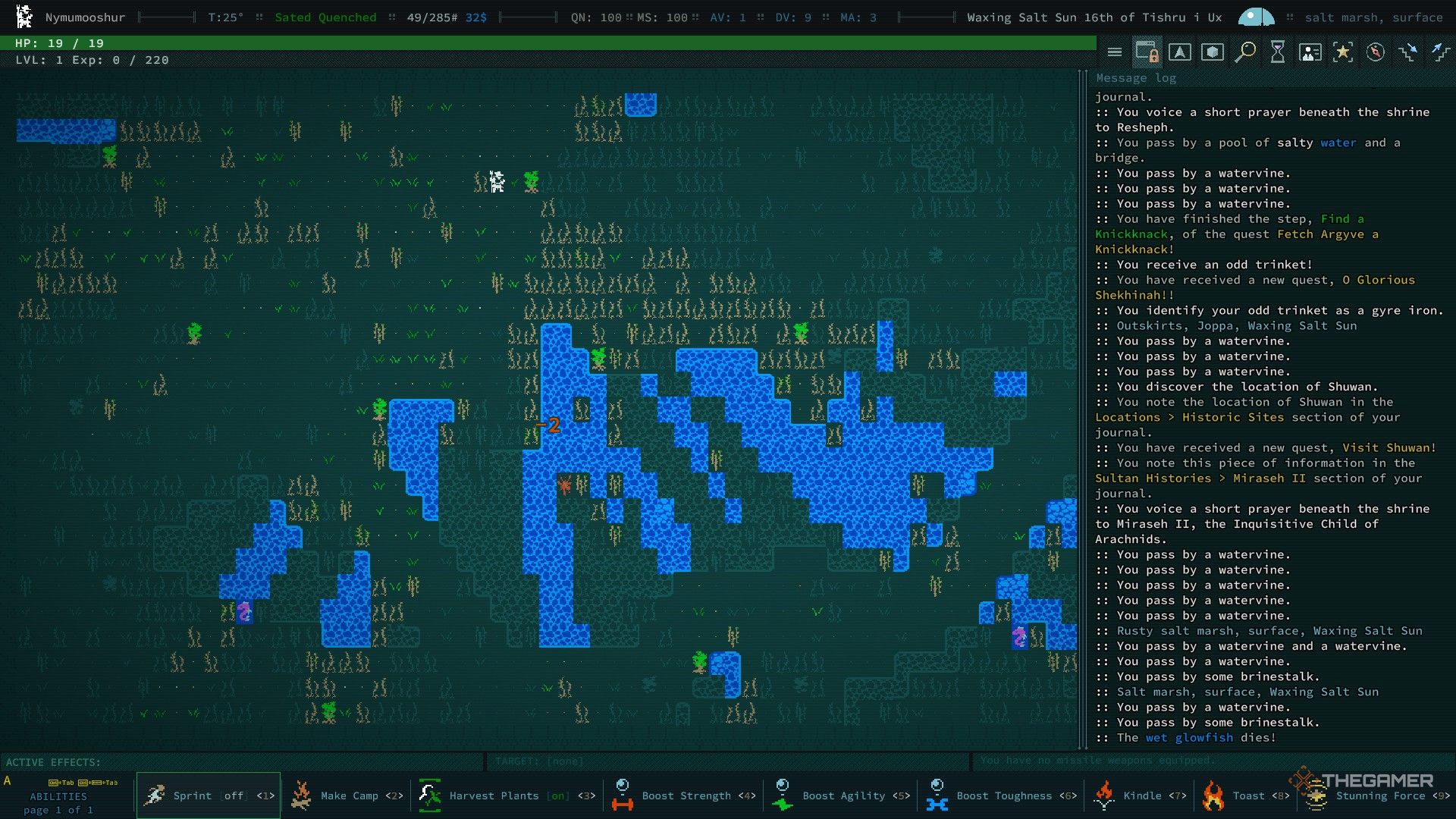 How To Use The Map In Caves Of Qud