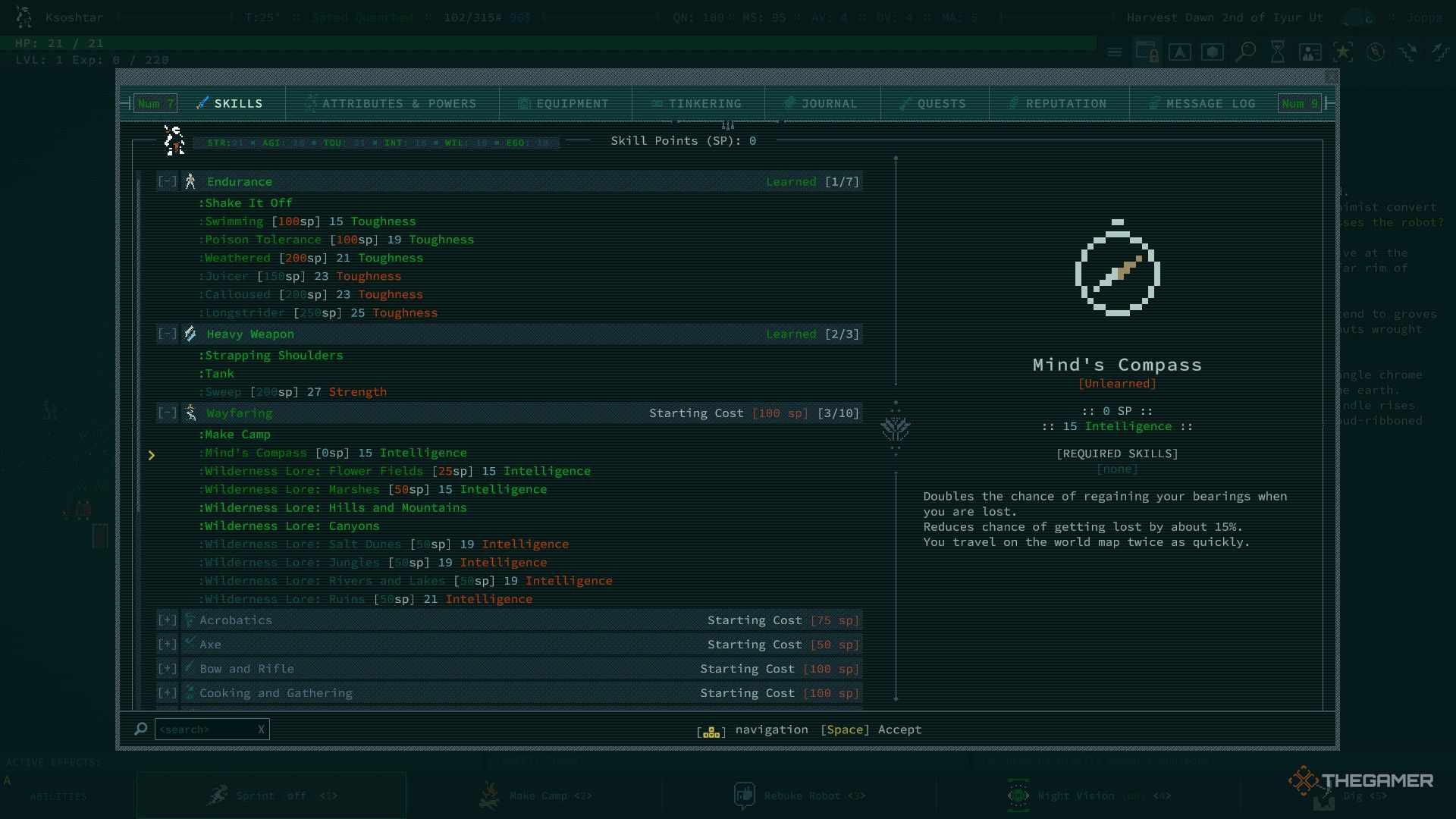 How To Use The Map In Caves Of Qud