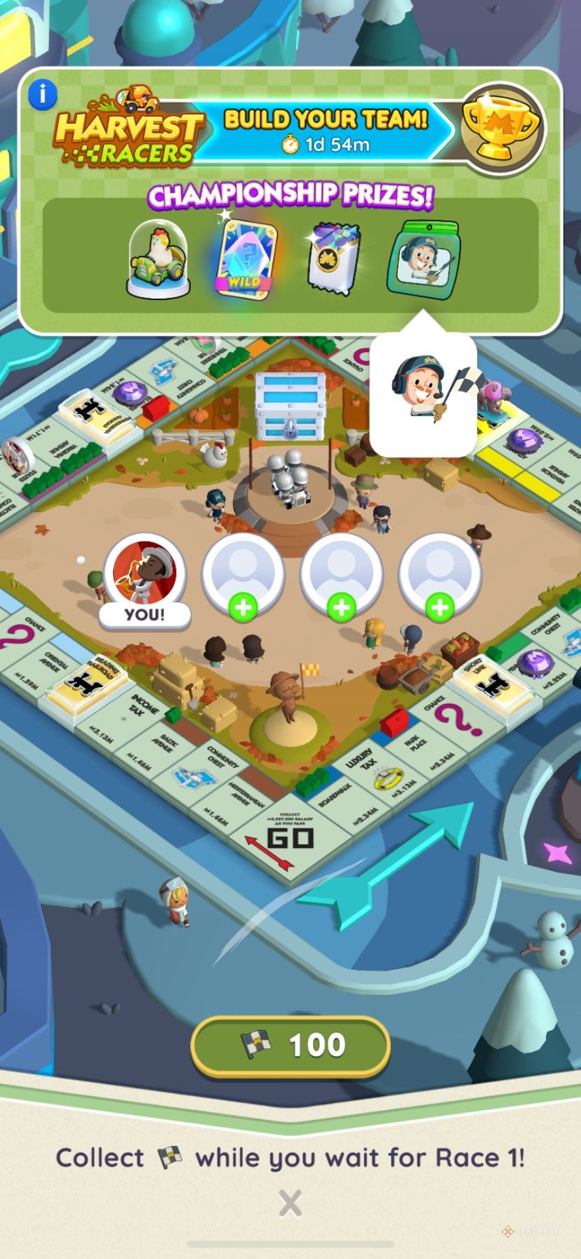 Monopoly Board Game Boosting Service - 'Tycoon Racers' 1st Place Win Carry