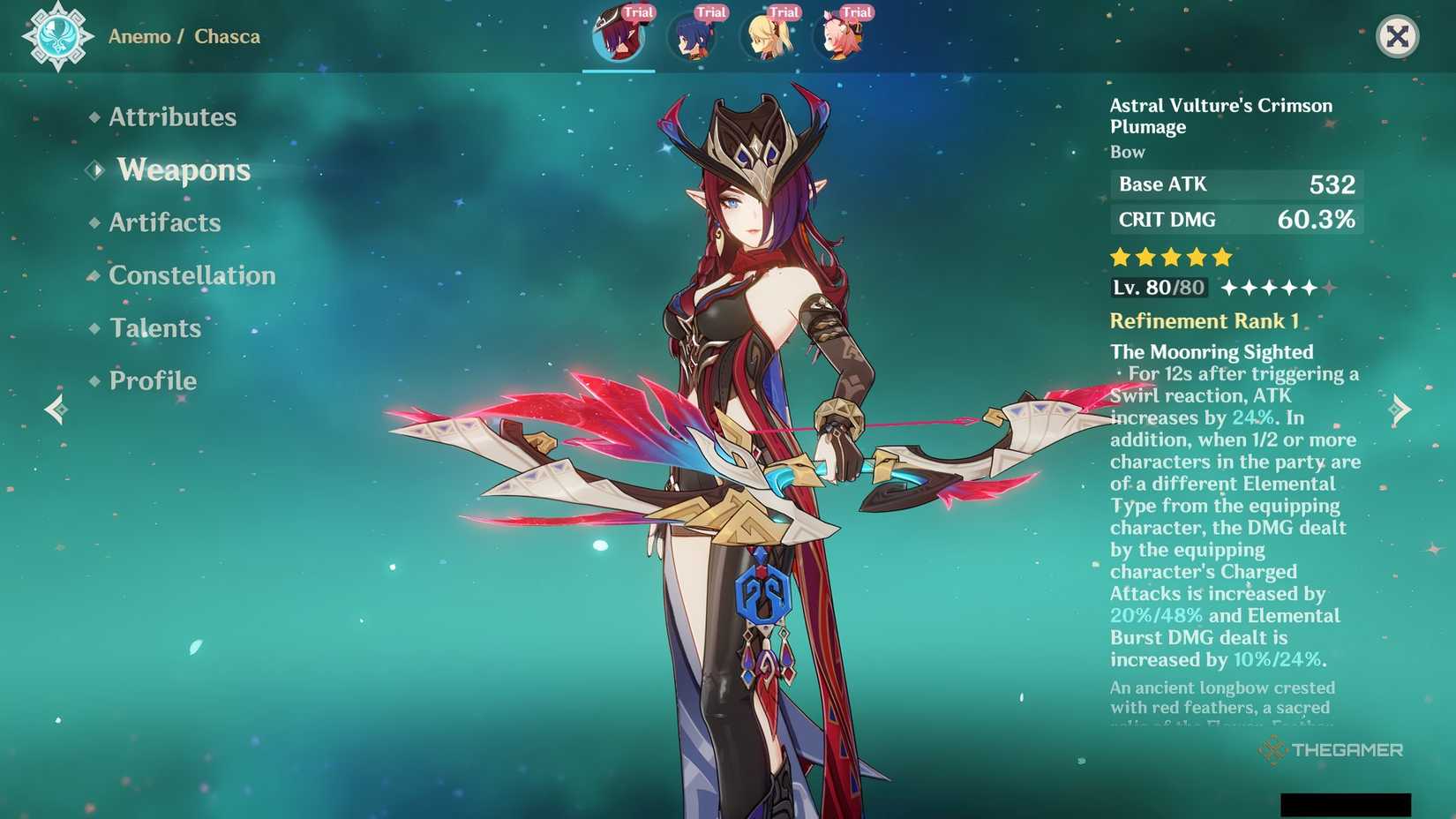 The Best Chasca Builds In Genshin Impact