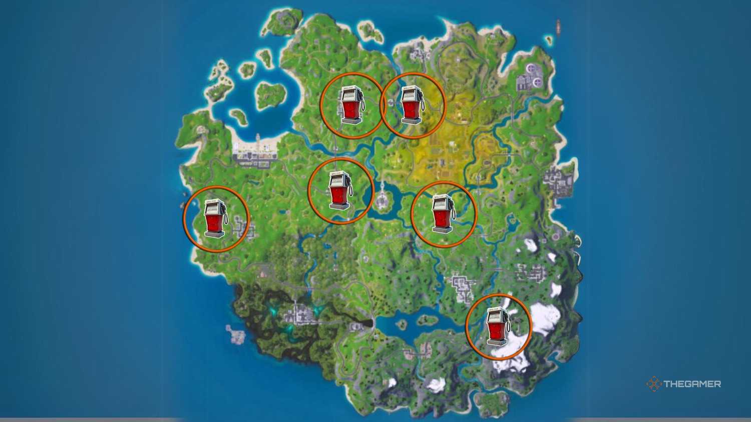 Chapter 2 Reix Reload Map Where To Find All Gas Stations In Fortnite: Chapter 2 Remix