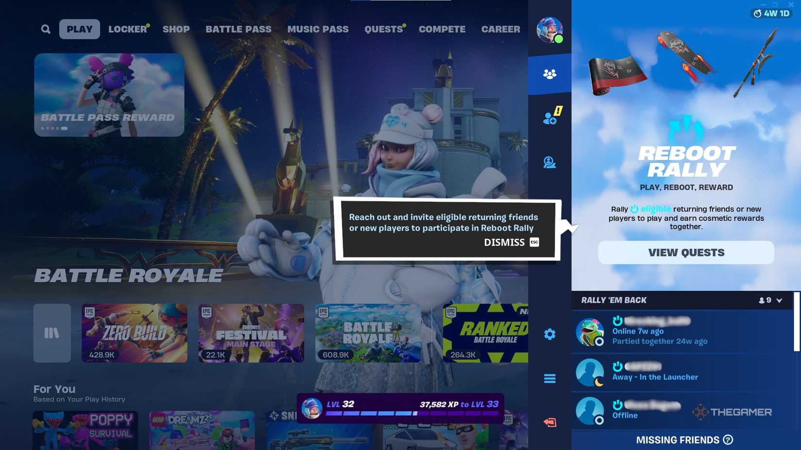 Fortnite Rewards Rally How To Get The Reboot Rally Rewards In Fortnite: Chapter 2 Remix