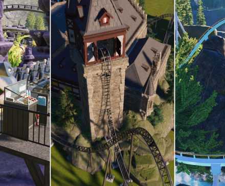 Colcano Coaster Layout Best Park Themes In Planet Coaster 2