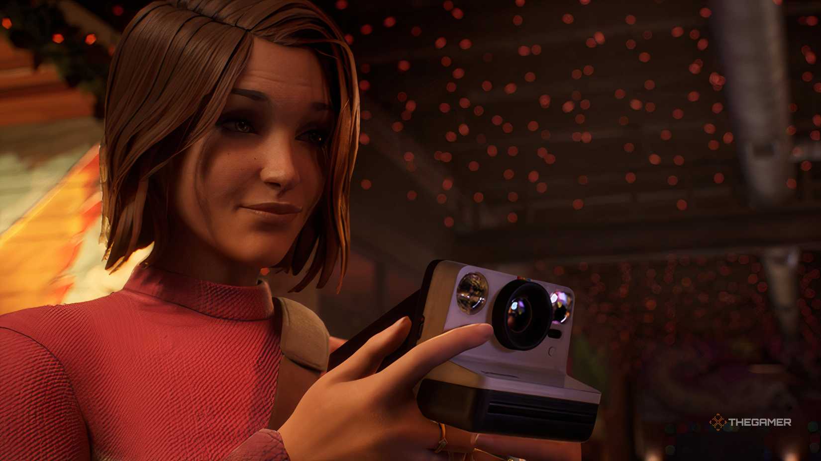 Max Life is weird with his camera at Krampus' party: double exposure.