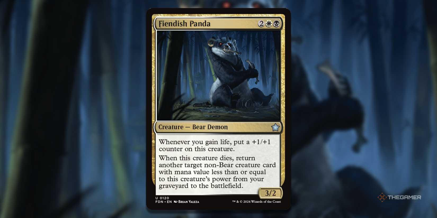 mtg panda cards Fiendish Price When this creature dies Tactical Panda | Azn Badger's