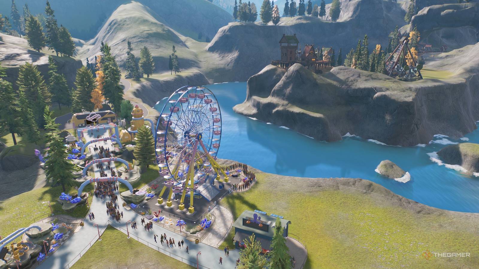 All Objectives In The Brothers Swimm Scenario In Planet Coaster 2