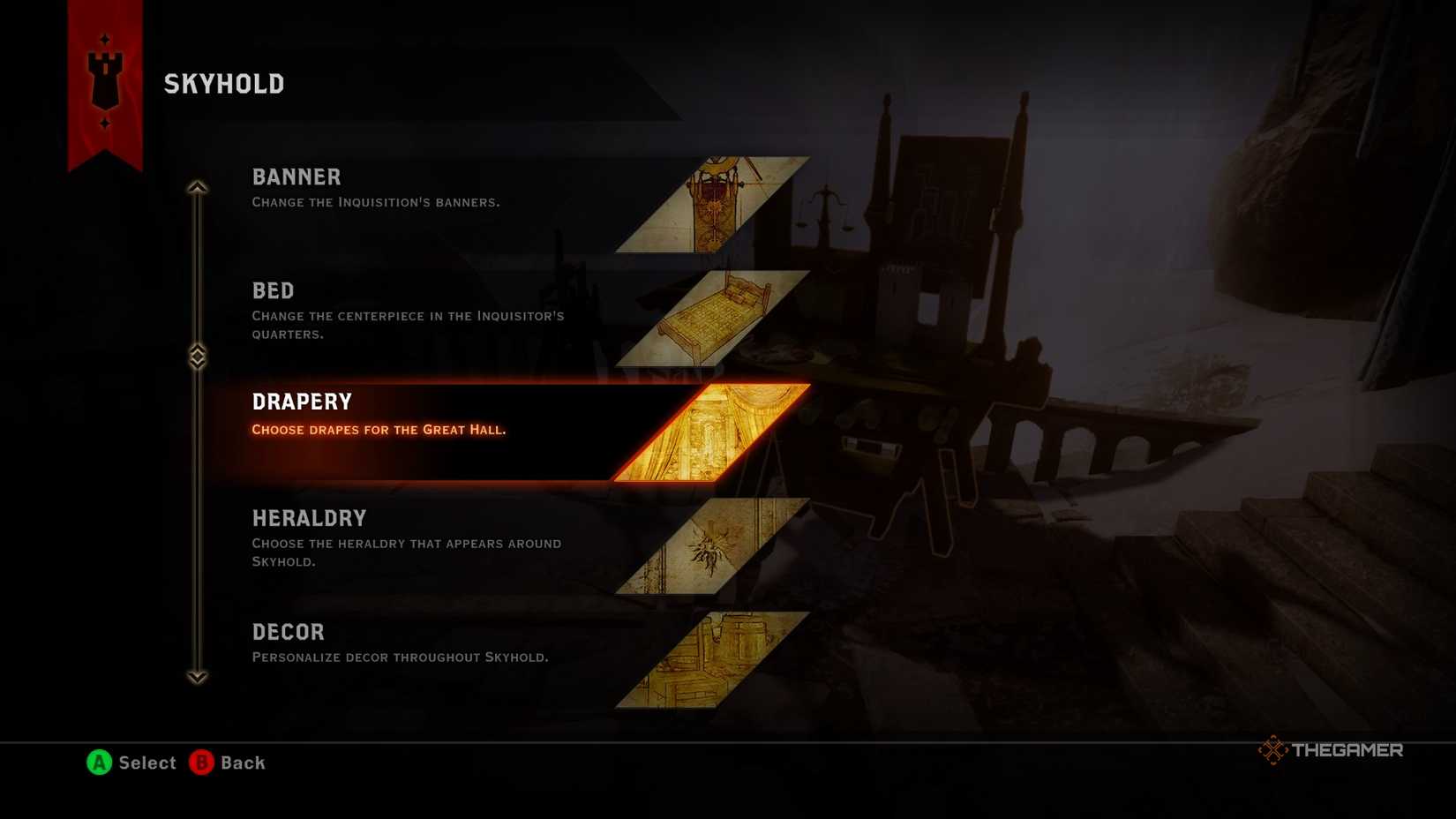 How To Change Skyhold's Decor In Dragon Age: Inquisition