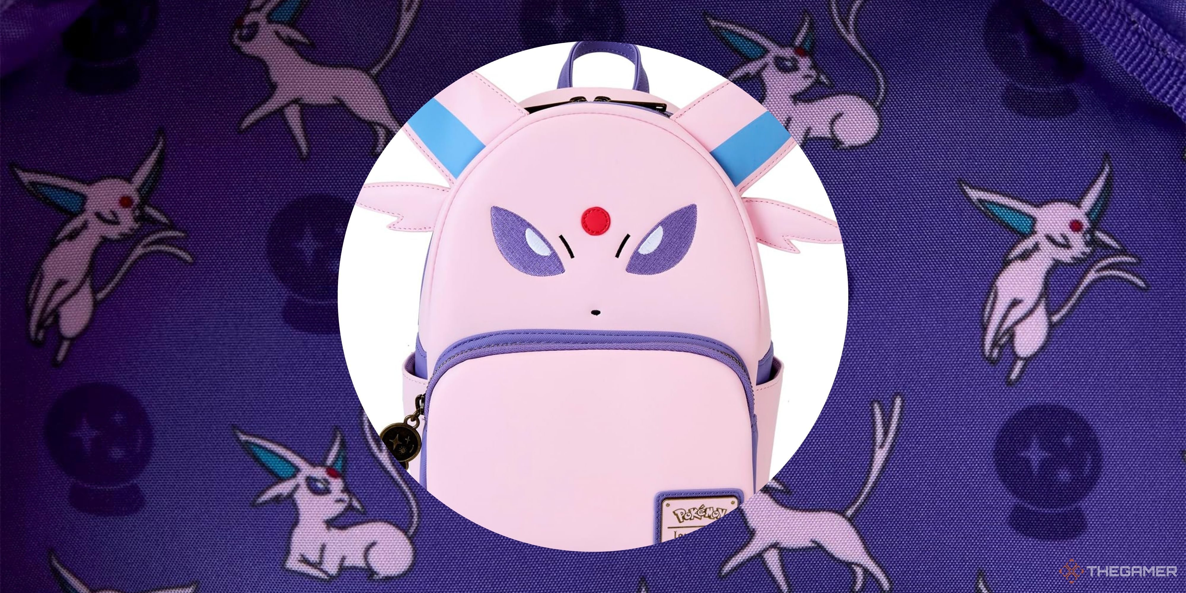 Loungefly Pokémon Eevee Backpack - Purple Loungefly Pokémon Pikachu & Eevee Mini Backpack – Cute Pink  main image 3
