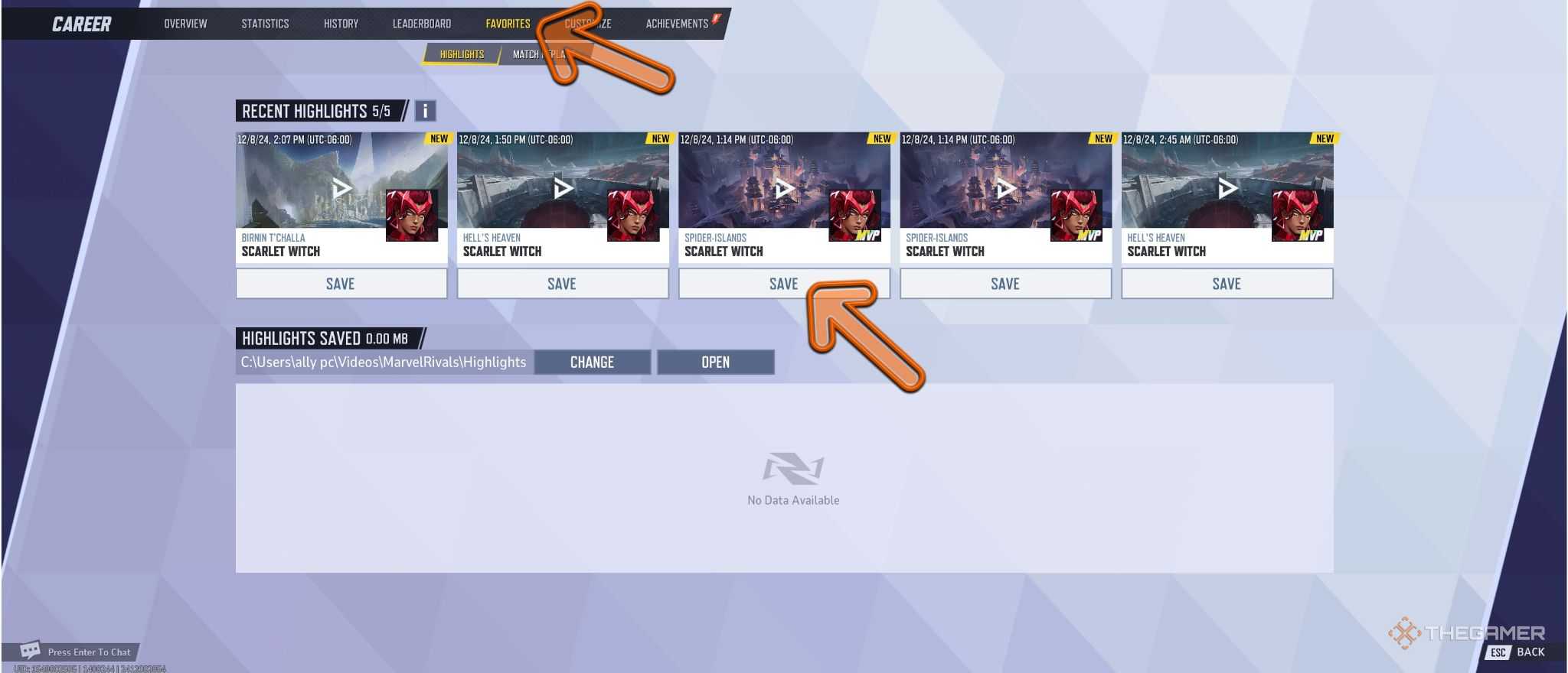 Marvel Rivals Folder How To Find And Save Highlights In Marvel Rivals