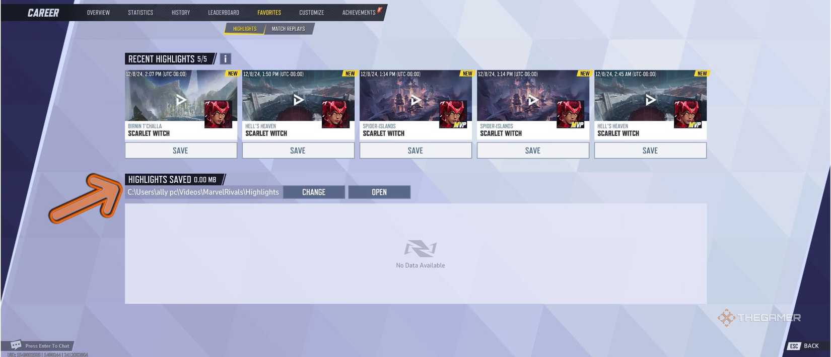 Marvel Rivals View Highlight How To Find And Save Highlights In Marvel Rivals