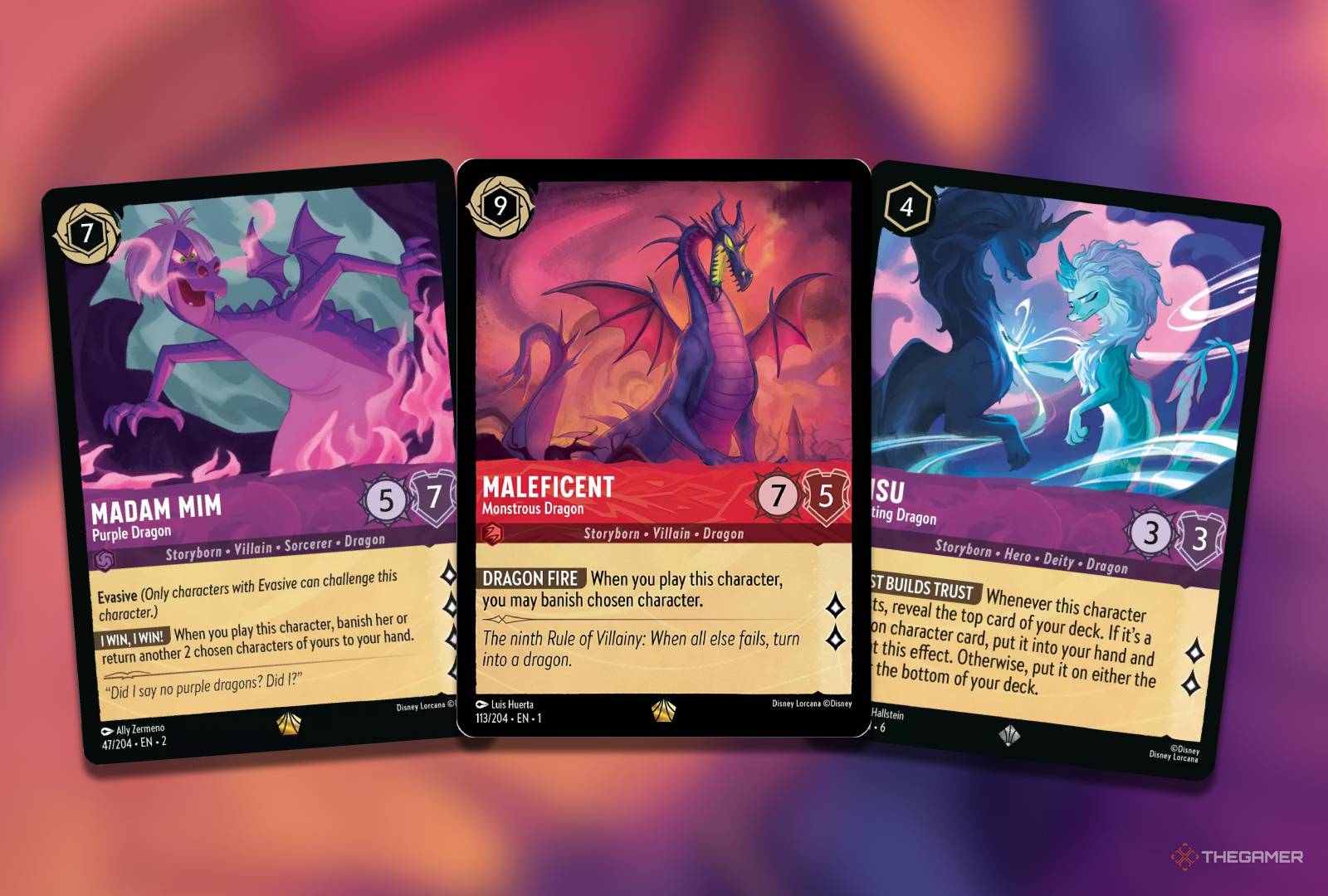 The Best Dragon Cards In Disney Lorcana The Best Dragon Cards In Disney Lorcana